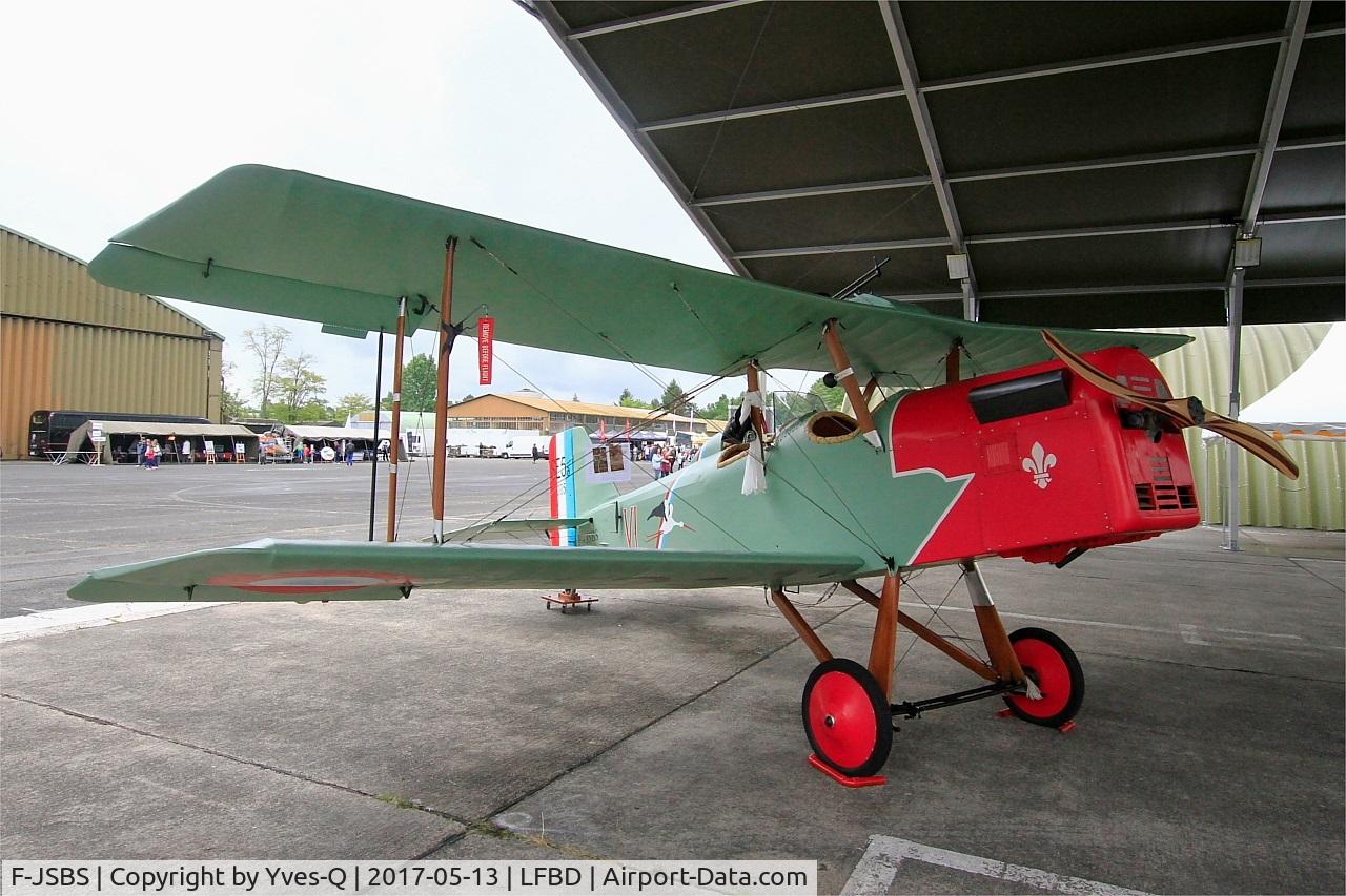 F-JSBS, Royal Aircraft Factory SE-5A Replica C/N 5, Royal Aircraft Factory SE-5A, Static display, Bordeaux-Mérignac Air Base 106 (LFBD-BOD) Open day 2017