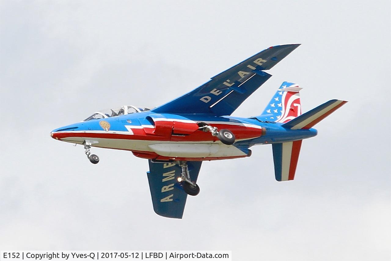E152, Dassault-Dornier Alpha Jet E C/N E152, Dassault Dornier Alphajet E (F-UHRT), Athos 07 of Patrouille de France 2017, Bordeaux-Mérignac Air Base 106 (LFBD-BOD) Open day 2017