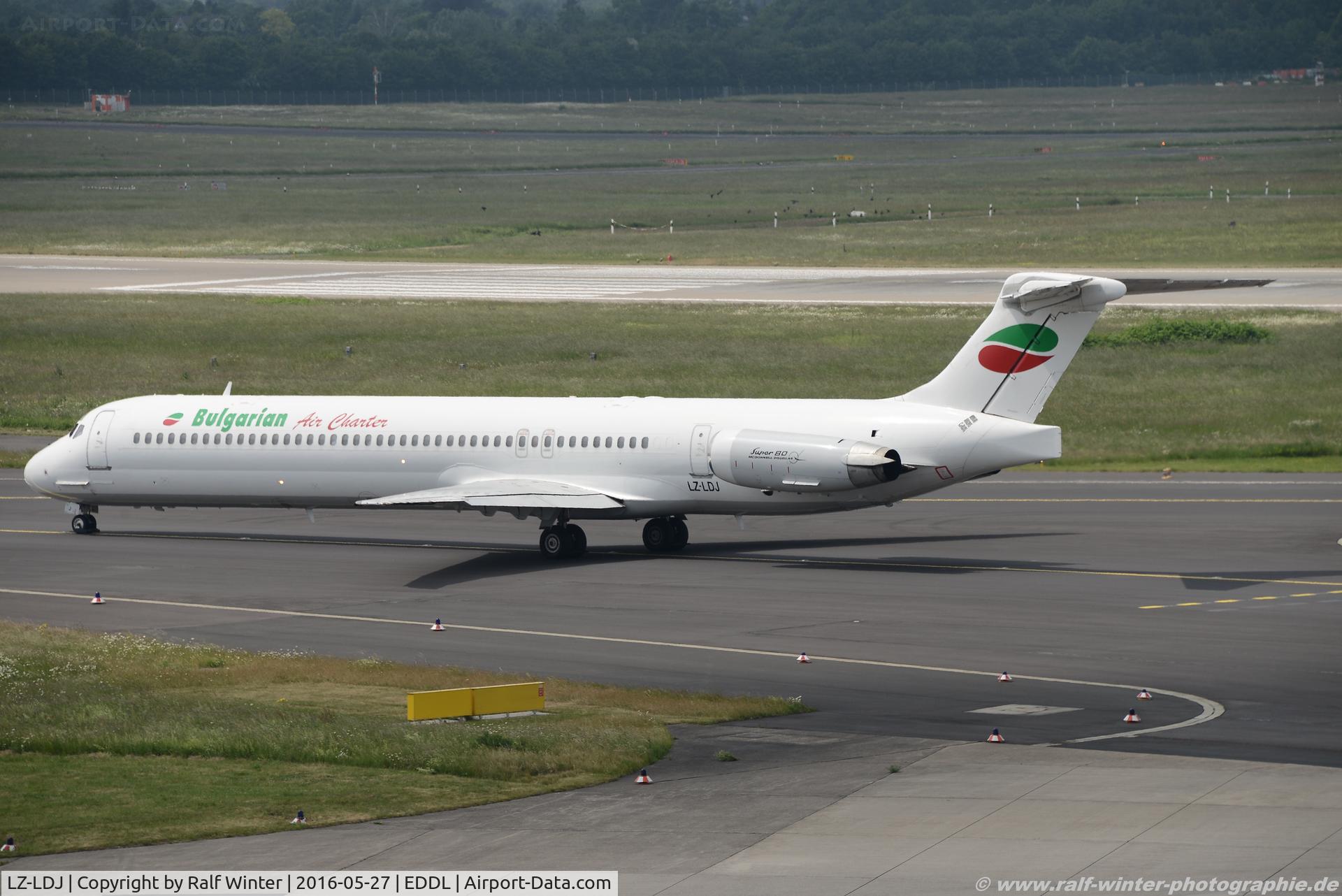 LZ-LDJ, 1995 McDonnell Douglas MD-82 (DC-9-82) C/N 53230, McDonnell Douglas MD-82 - 1T BUC Bulgarian Air Charter - 53230 LZ-LDJ - 27.05.2016 - DUS