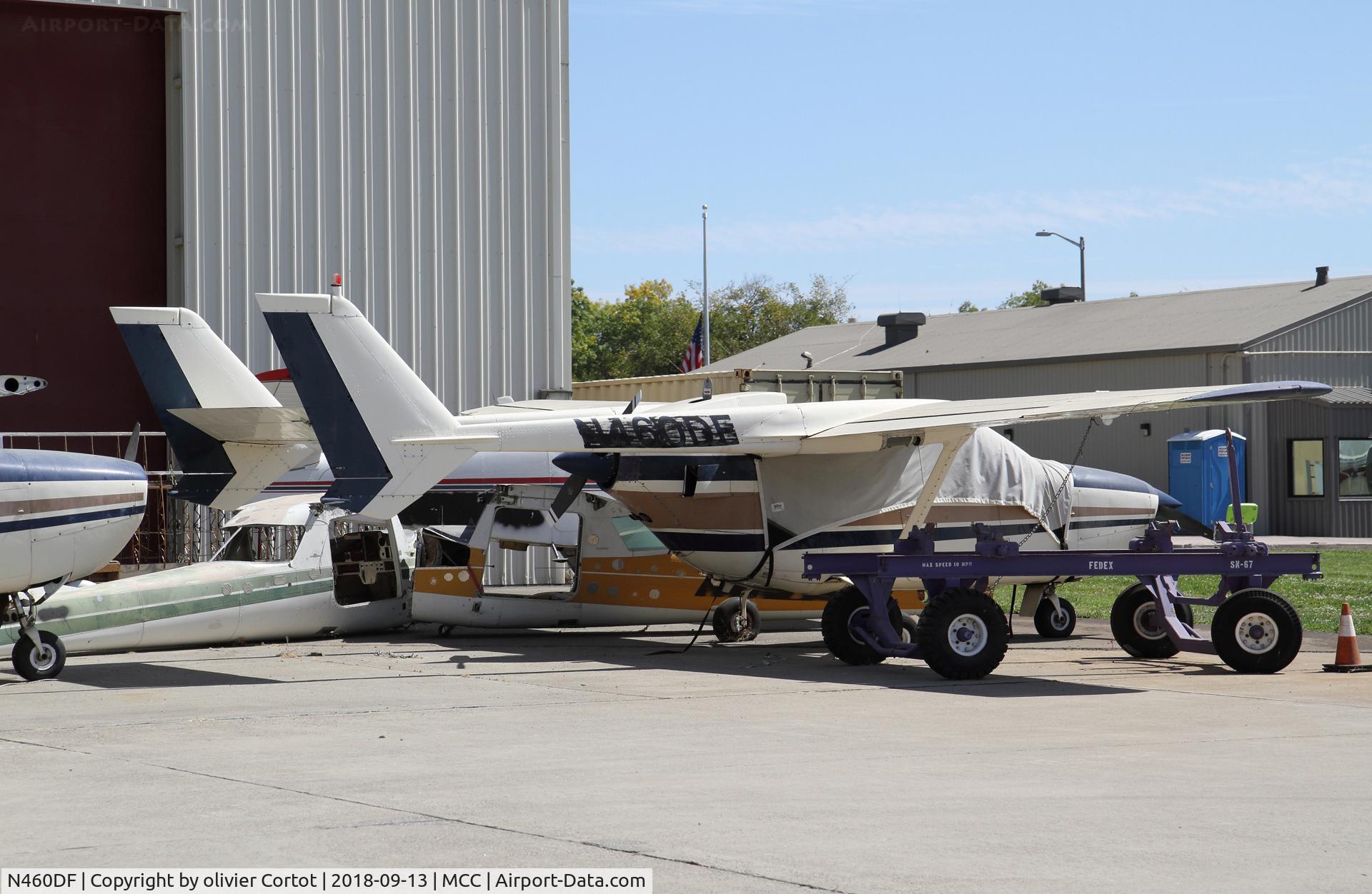 N460DF, 1968 Cessna 337C Super Skymaster C/N 337-0841, Sacramento CDF workshop