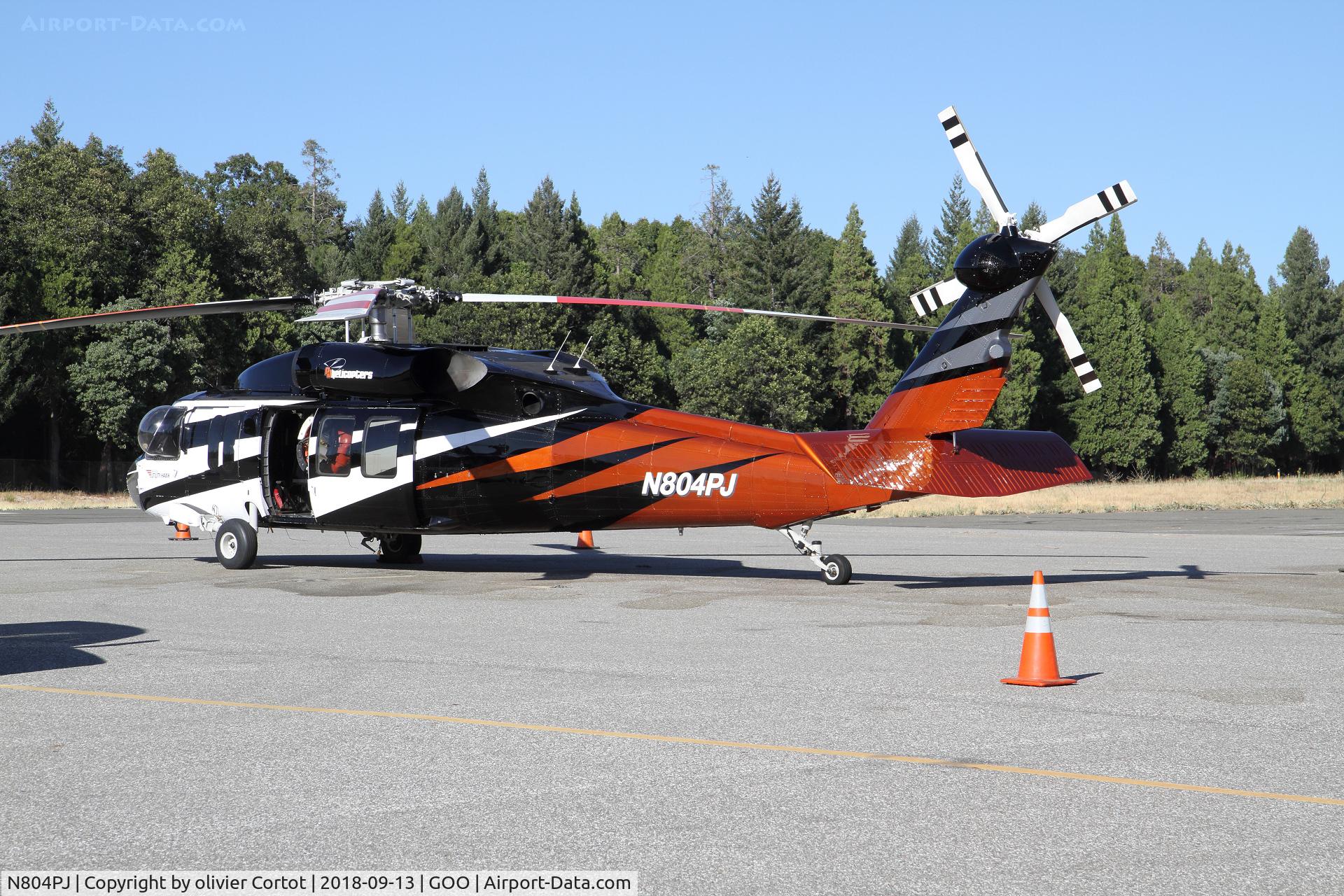 N804PJ, 1978 Sikorsky UH-60A Black Hawk C/N 70061, Grass Valley firebase