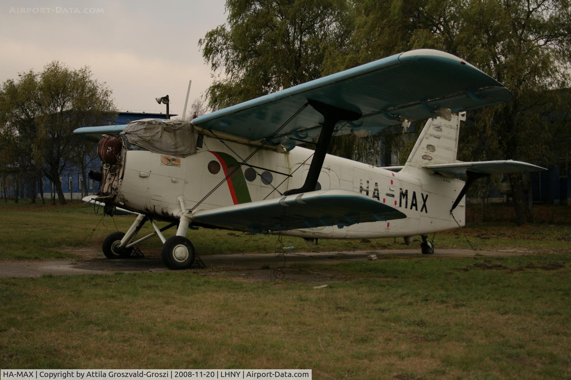 HA-MAX, 1976 PZL-Mielec An-2R C/N 1G167-59, LHNY, Nyíregyháza airport, Hungary