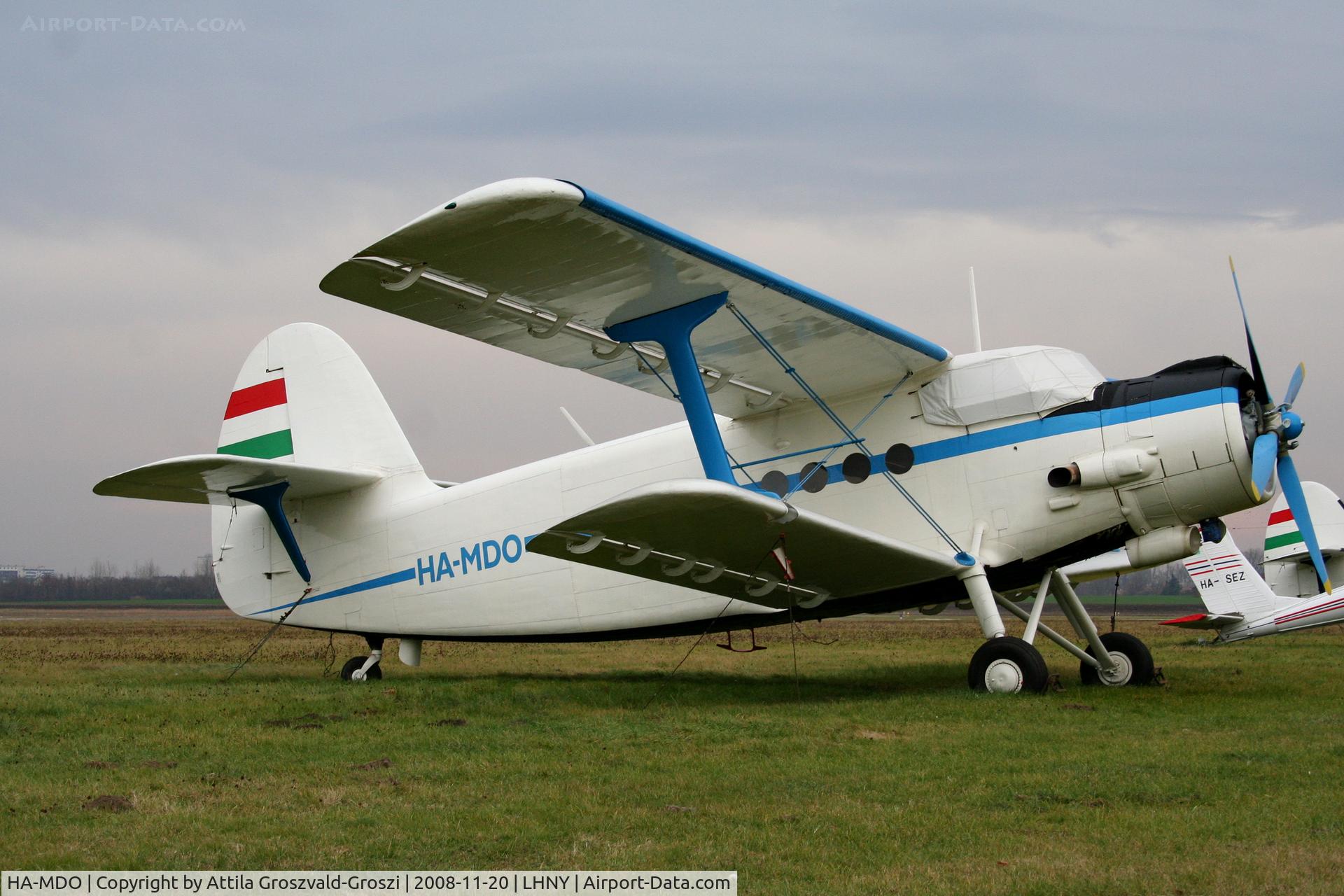 HA-MDO, 1979 PZL-Mielec An-2 C/N 1G185-43, LHNY, Nyíregyháza airport, Hungary
