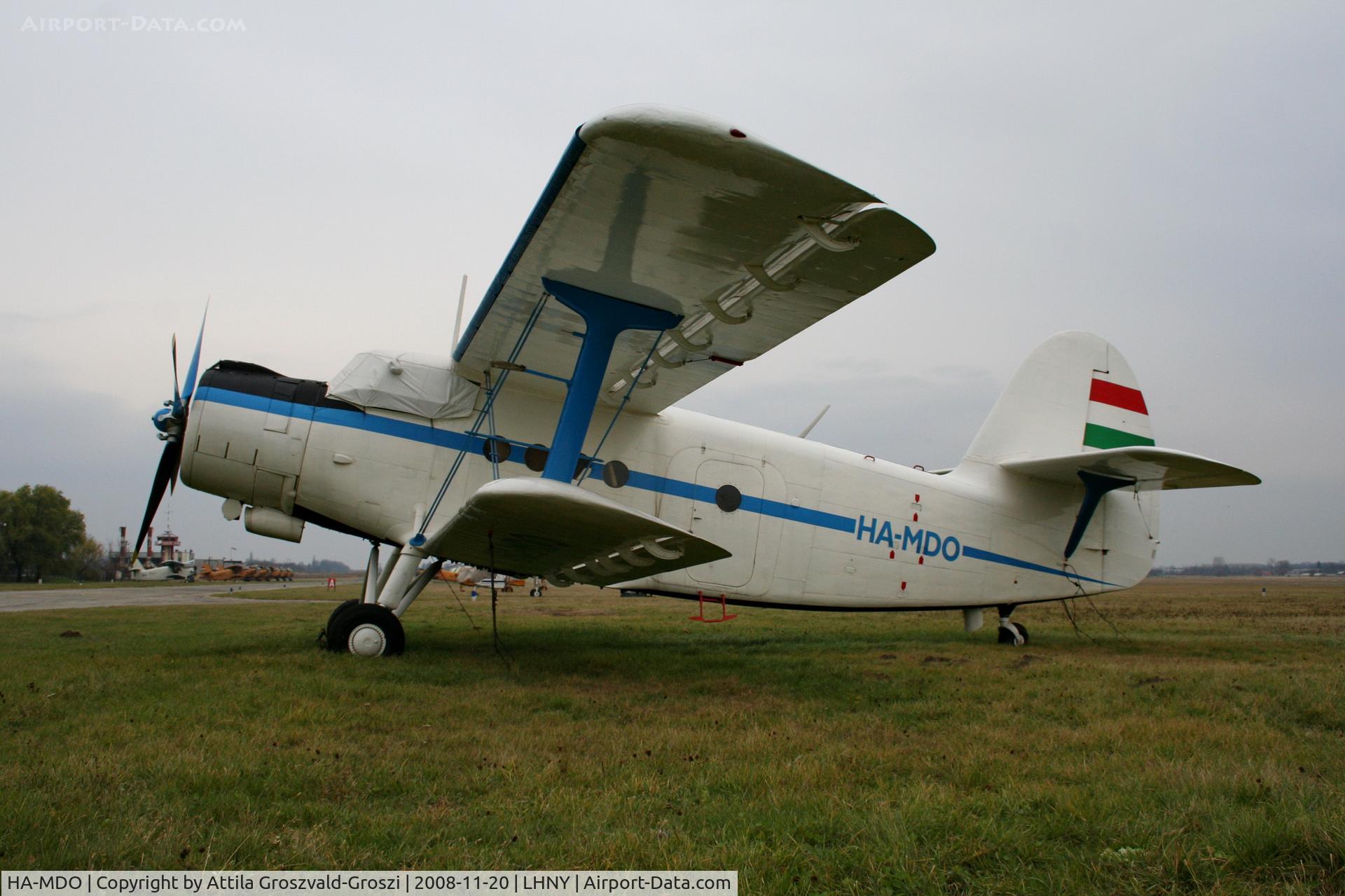 HA-MDO, 1979 PZL-Mielec An-2 C/N 1G185-43, LHNY, Nyíregyháza airport, Hungary