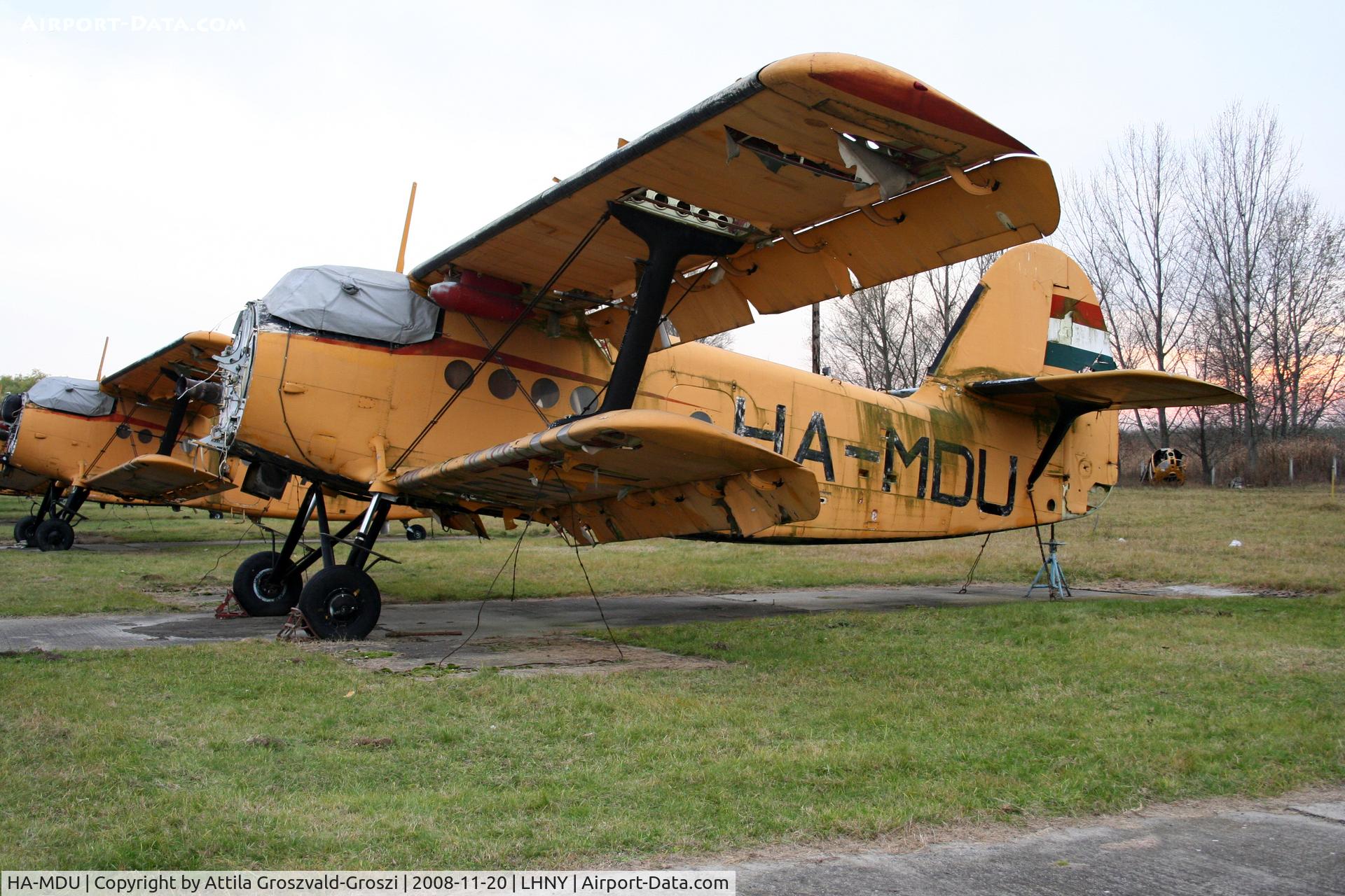 HA-MDU, 1979 PZL-Mielec An-2R C/N 1G186-06, LHNY, Nyíregyháza airport, Hungary