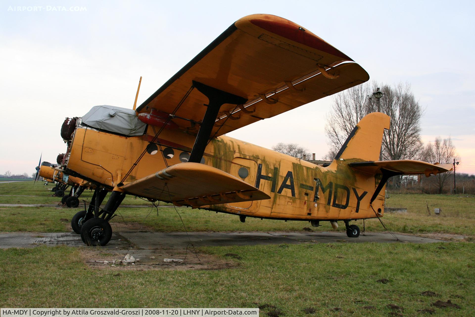 HA-MDY, 1979 PZL-Mielec An-2R C/N 1G186-06, LHNY, Nyíregyháza airport, Hungary