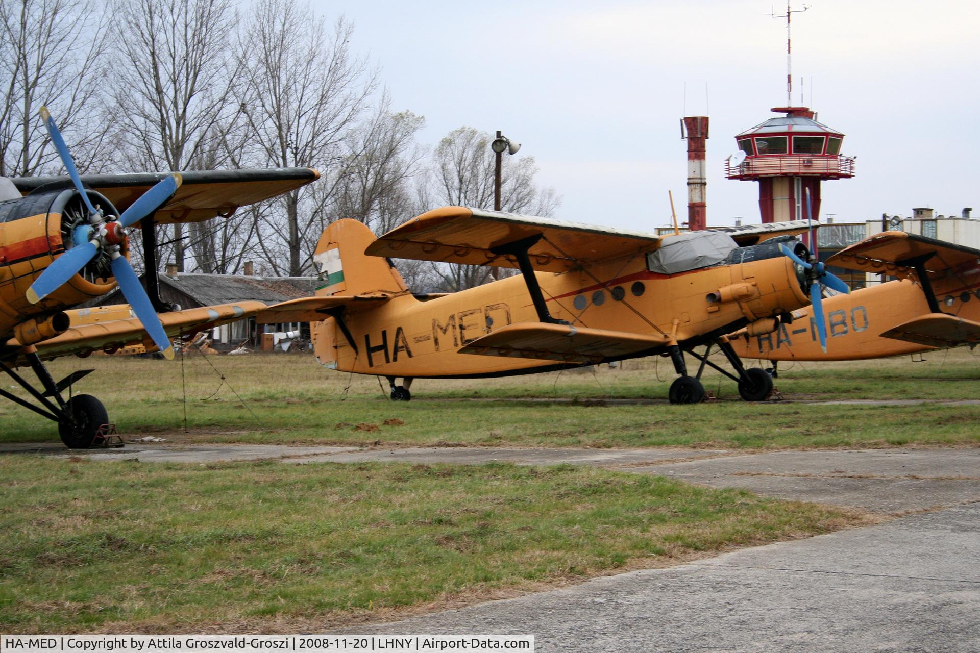 HA-MED, 1980 PZL-Mielec An-2R C/N 1G187-29, LHNY, Nyíregyháza airport, Hungary