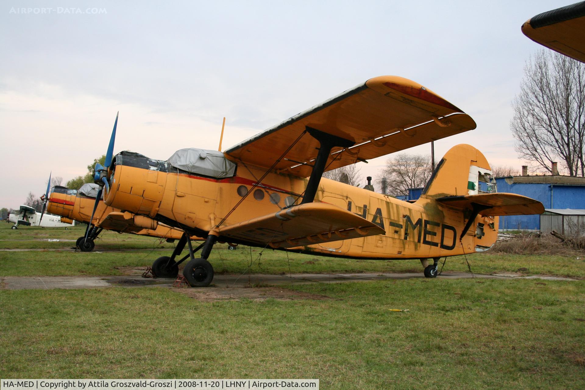 HA-MED, 1980 PZL-Mielec An-2R C/N 1G187-29, LHNY, Nyíregyháza airport, Hungary