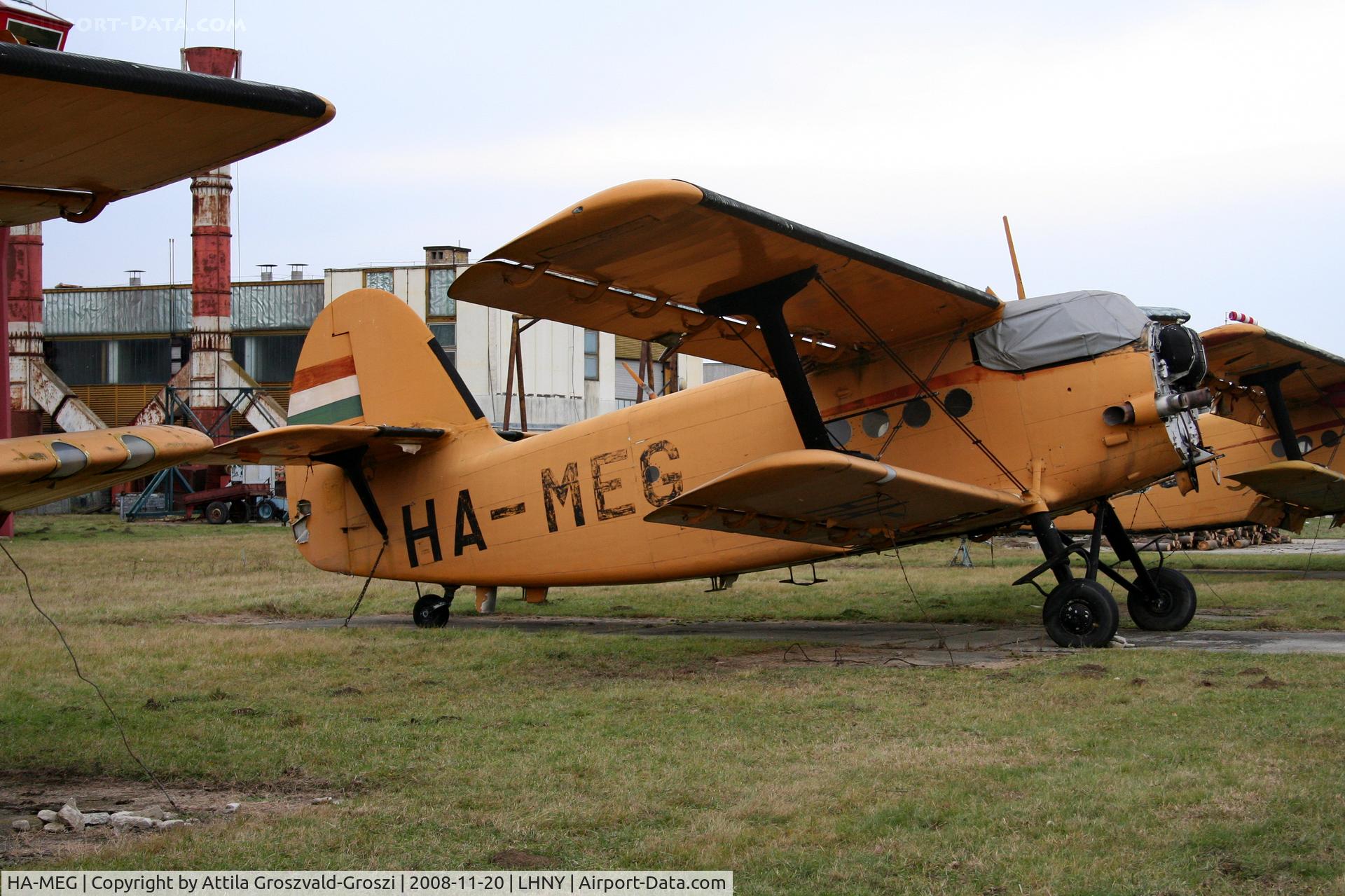HA-MEG, 1980 PZL-Mielec An-2R C/N 1G187-31, LHNY, Nyíregyháza airport, Hungary