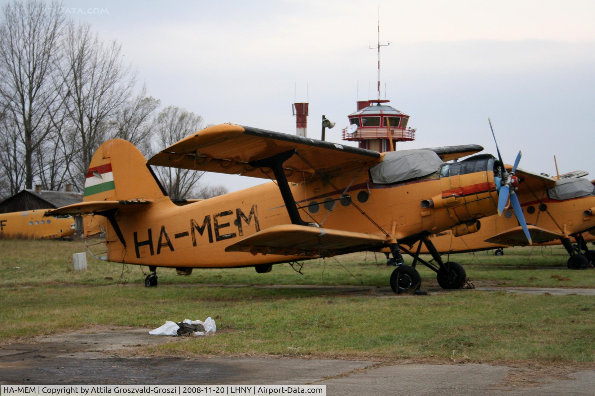 HA-MEM, 1980 PZL-Mielec An-2R C/N 1G190-22, LHNY, Nyíregyháza airport, Hungary