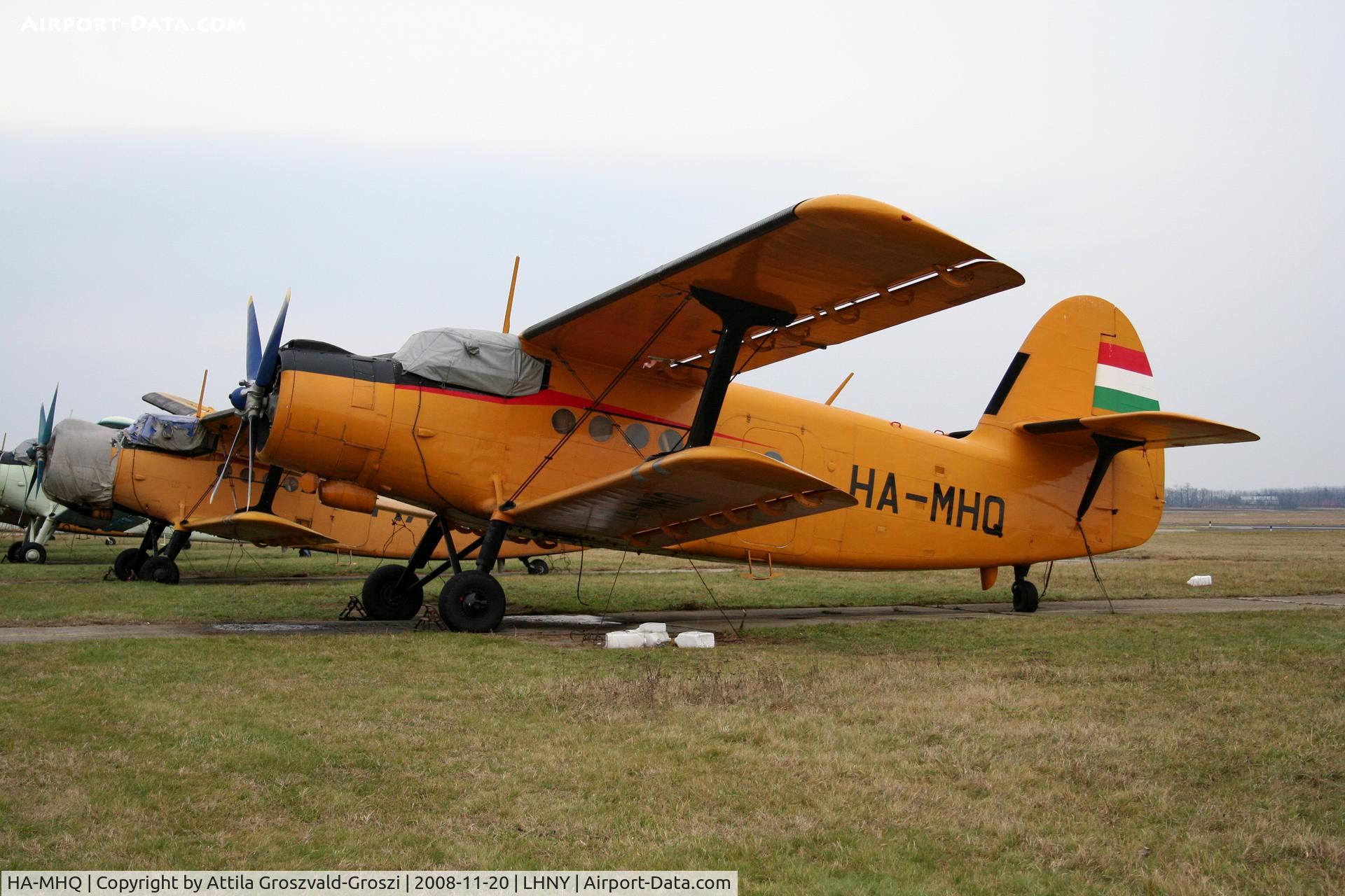 HA-MHQ, 1973 PZL-Mielec An-2R C/N 1G145-42, LHNY, Nyíregyháza airport, Hungary