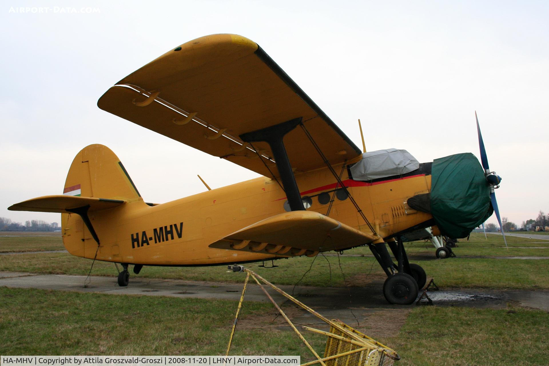 HA-MHV, 1973 PZL-Mielec An-2R C/N 1G154-05, LHNY, Nyíregyháza airport, Hungary