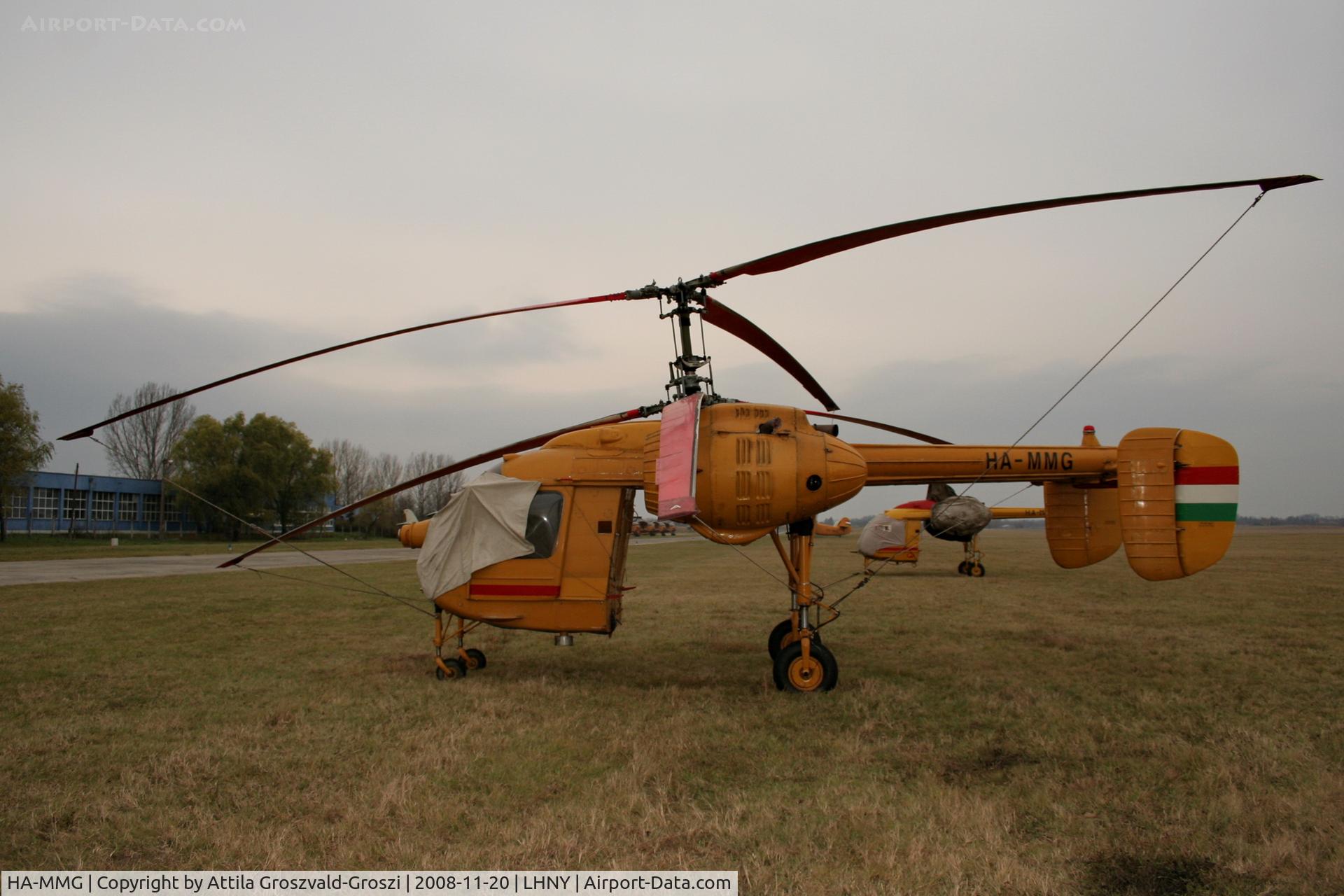 HA-MMG, 1970 Kamov Ka-26 Hoodlum C/N 7001105, LHNY, Nyíregyháza airport, Hungary