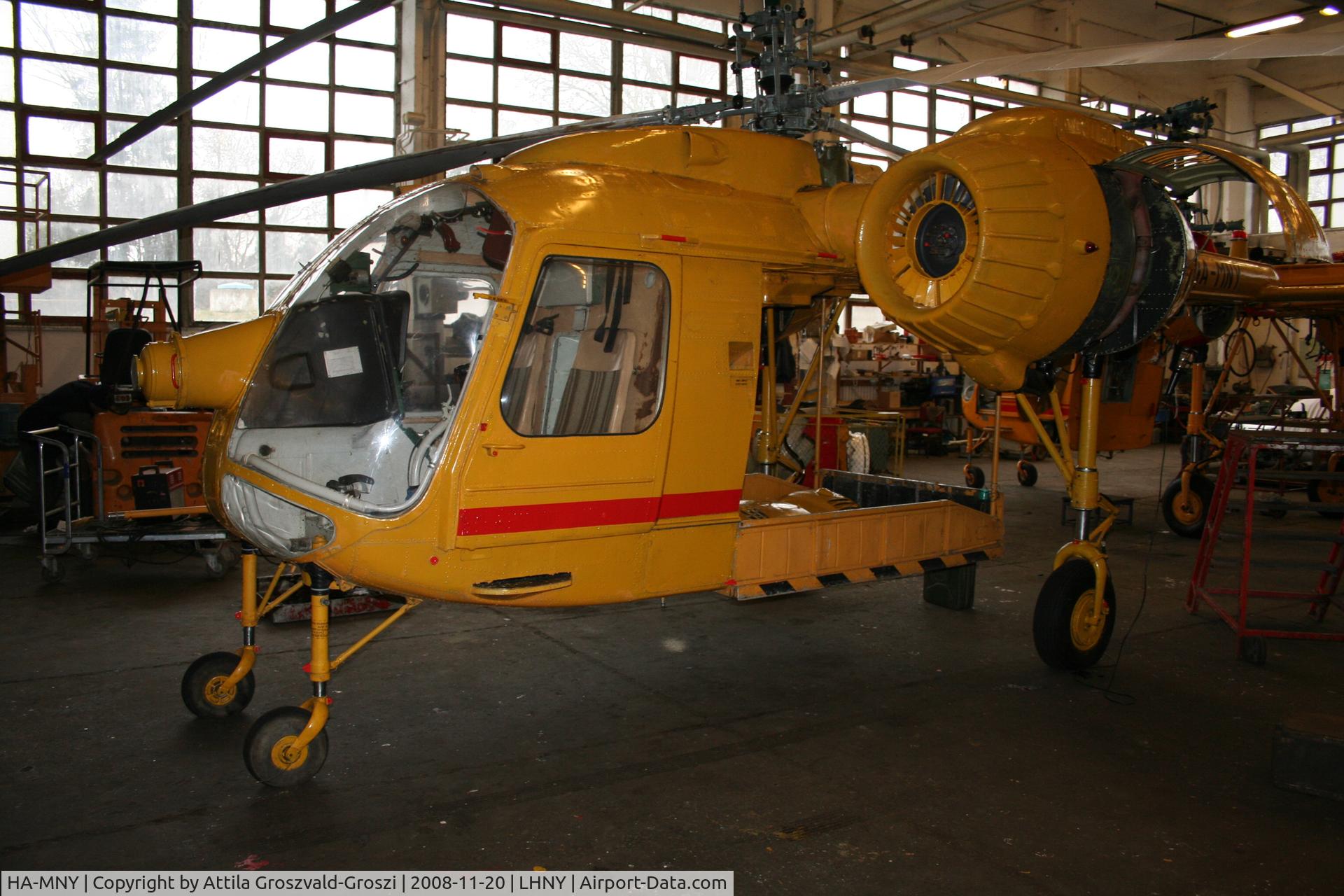 HA-MNY, 1976 Kamov Ka-26 Hoodlum C/N 7605611, LHNY, Nyíregyháza airport, Hungary