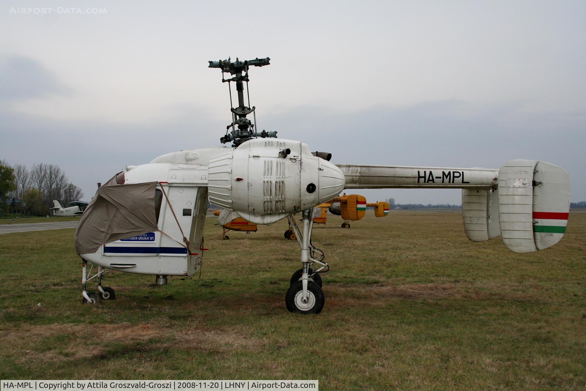 HA-MPL, 1978 Kamov Ka-26 Hoodlum C/N 7806310, LHNY, Nyíregyháza airport, Hungary