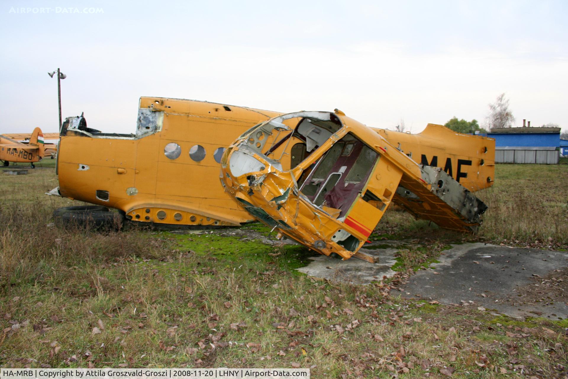 HA-MRB, 1978 Kamov Ka-26 Hoodlum C/N 7806408, LHNY, Nyíregyháza airport, Hungary - 08/04/2006. It was destroyed by Nagyhalász village