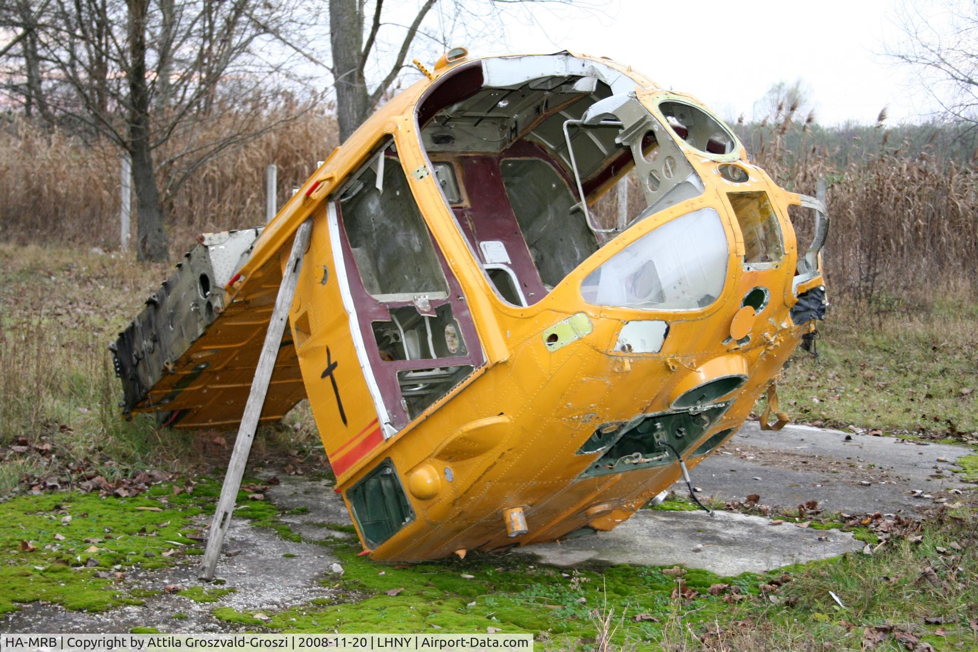 HA-MRB, 1978 Kamov Ka-26 Hoodlum C/N 7806408, LHNY, Nyíregyháza airport, Hungary - 08/04/2006. It was destroyed by Nagyhalász village