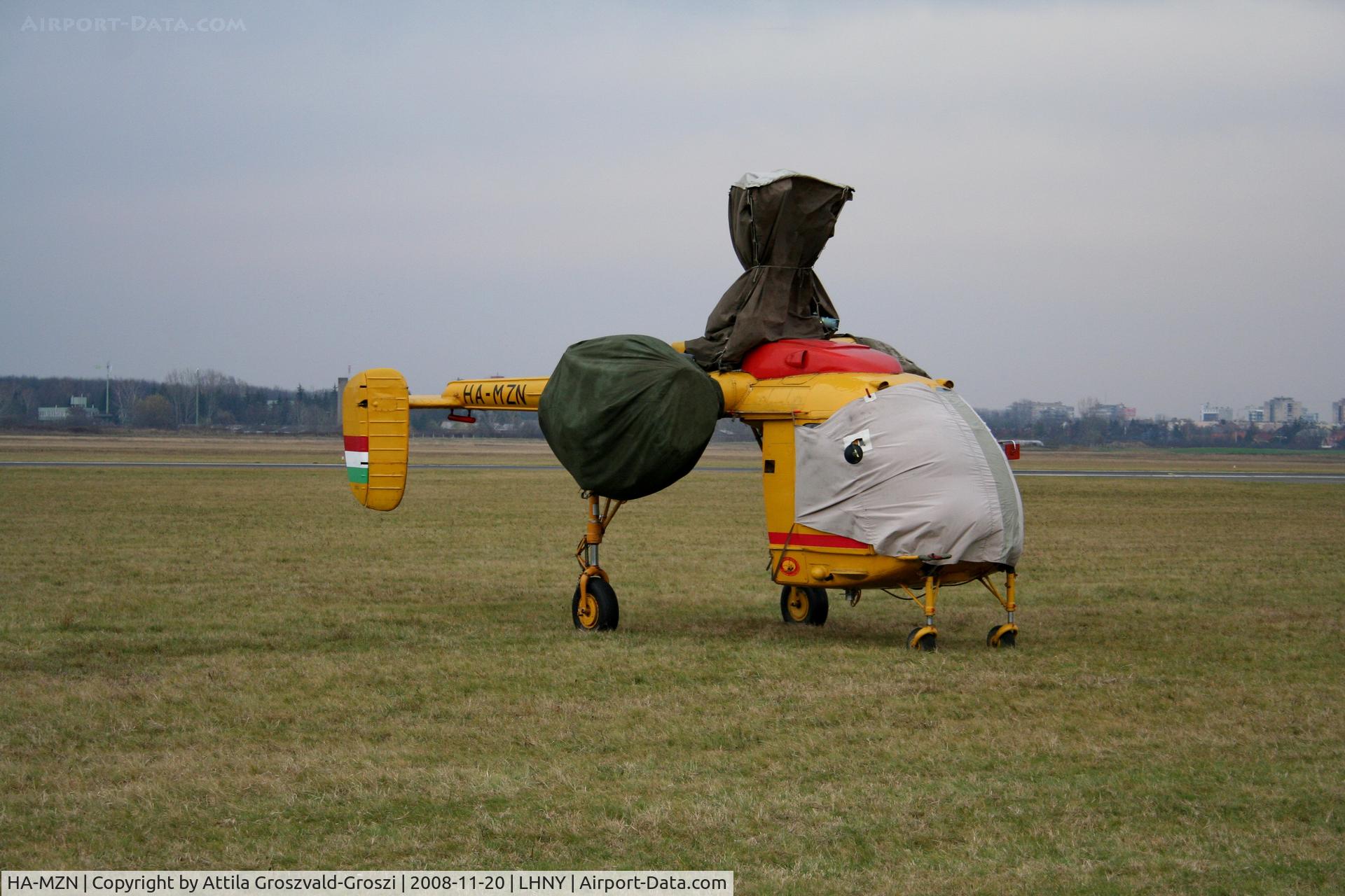 HA-MZN, 1974 Kamov Ka-26 Hoodlum C/N 7404712, LHNY, Nyíregyháza airport, Hungary
