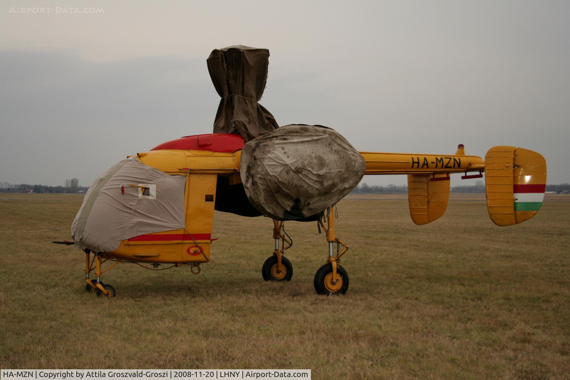 HA-MZN, 1974 Kamov Ka-26 Hoodlum C/N 7404712, LHNY, Nyíregyháza airport, Hungary