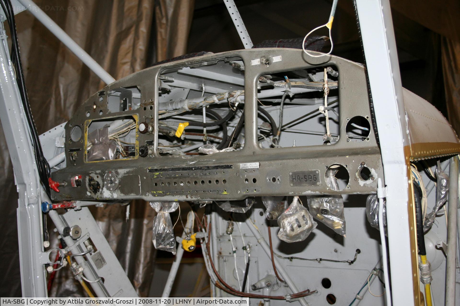 HA-SBG, 1967 PZL-Okecie PZL-101A Gawron C/N 107233, LHNY, Nyíregyháza airport, Hungary - renovation, overhaul