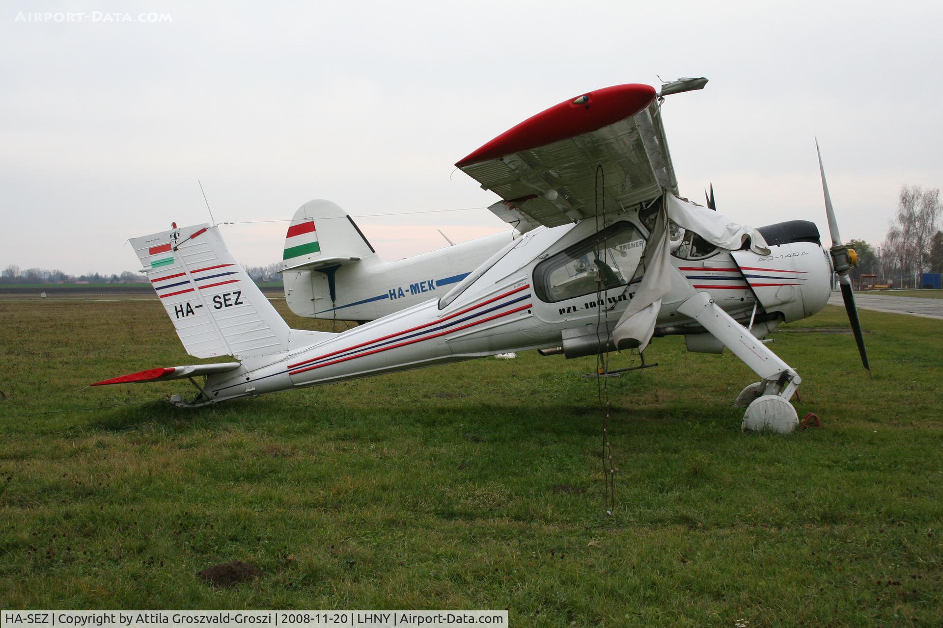 HA-SEZ, PZL-Okecie PZL-104 Wilga-94 C/N CF21940948, LHNY, Nyíregyháza airport, Hungary