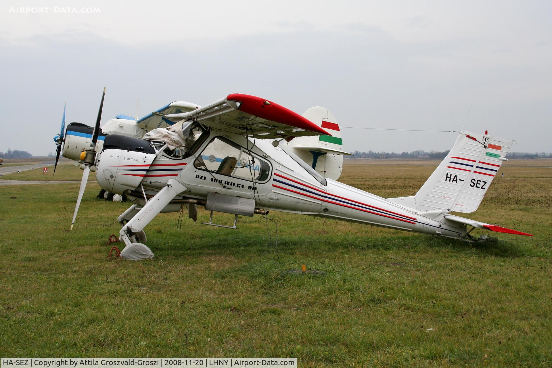 HA-SEZ, PZL-Okecie PZL-104 Wilga-94 C/N CF21940948, LHNY, Nyíregyháza airport, Hungary