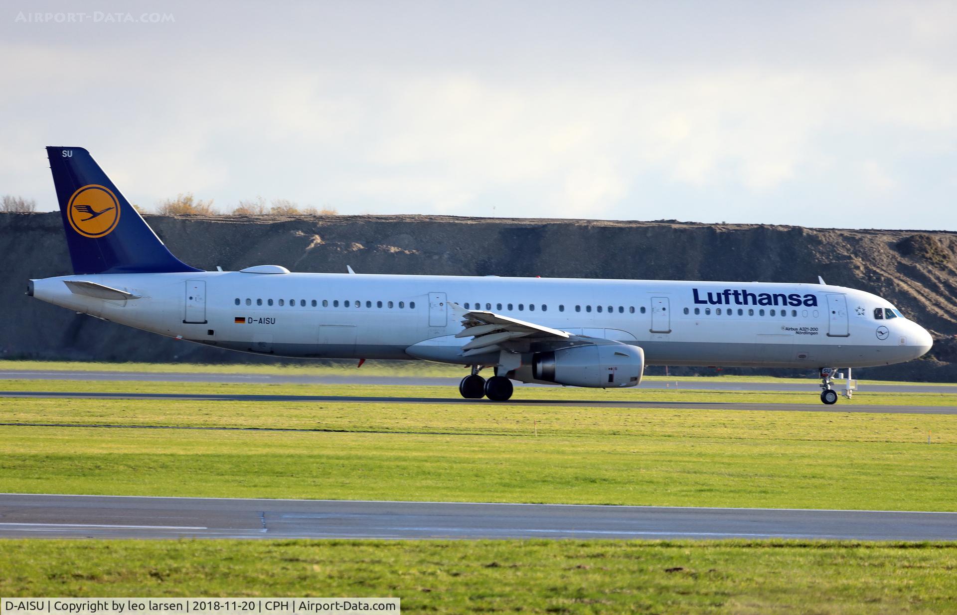 D-AISU, 2009 Airbus A321-231 C/N 4016, Copenhagen 20.11.2018