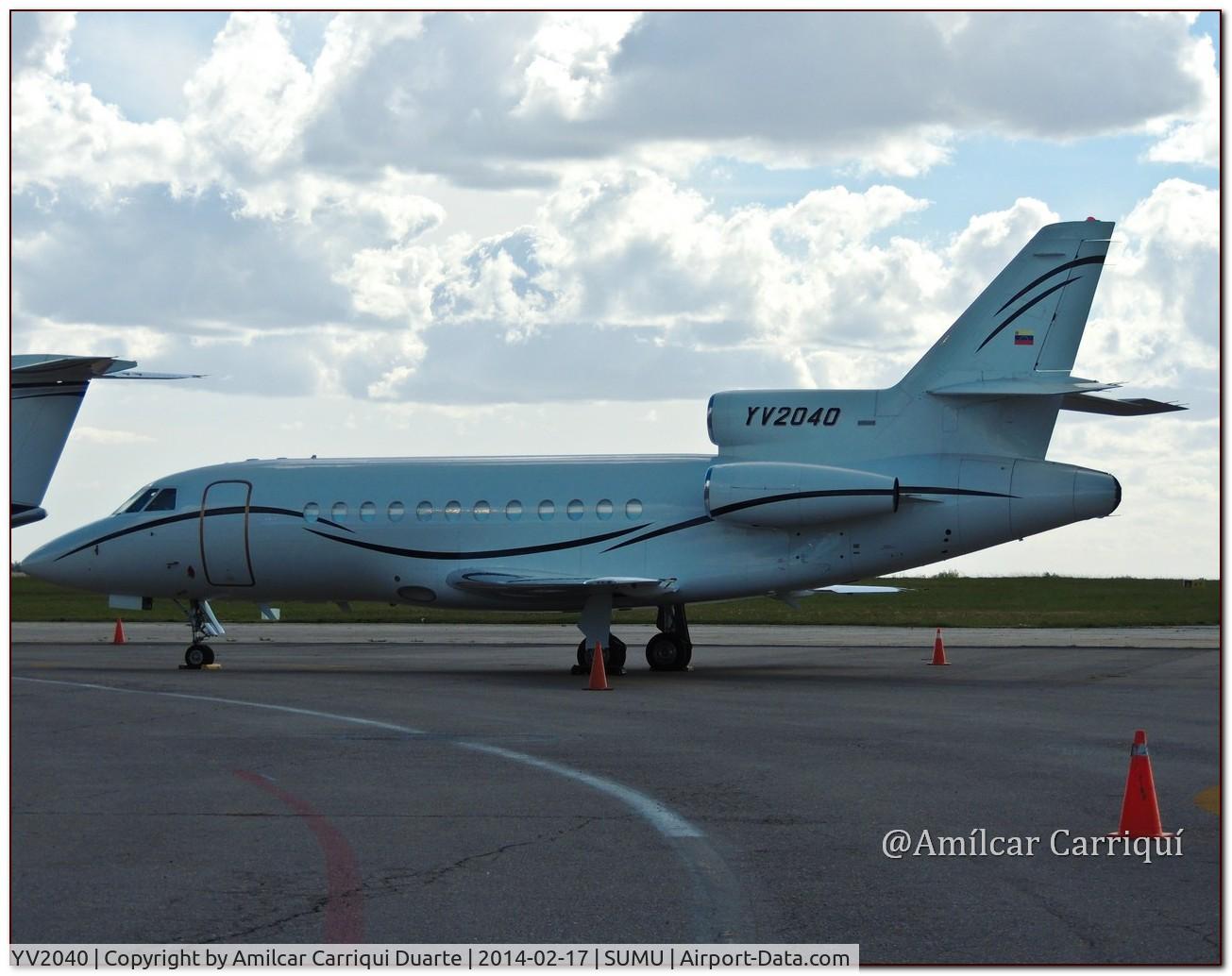 YV2040, 1994 Dassault Falcon 900B C/N 133, Landed at SUMU