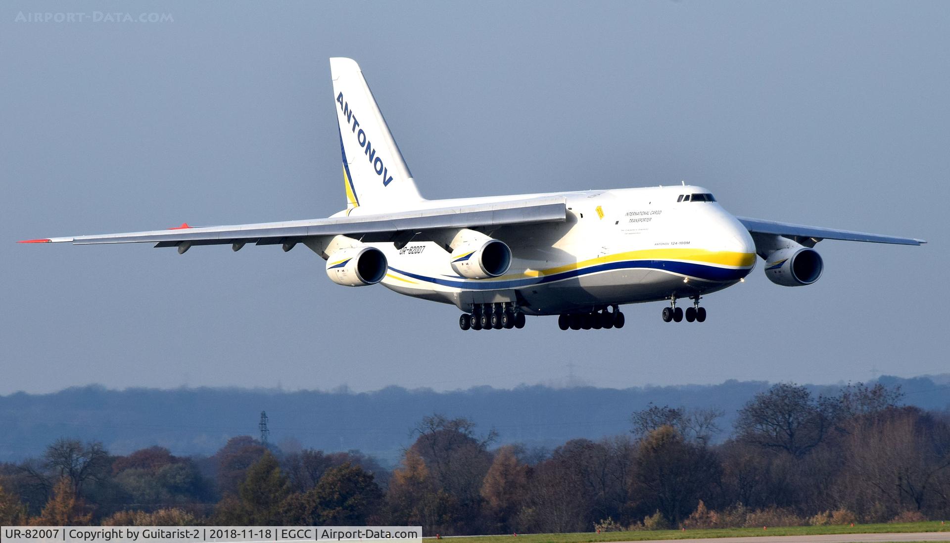 UR-82007, 1988 Antonov An-124-100 Ruslan C/N 19530501005, At Manchester