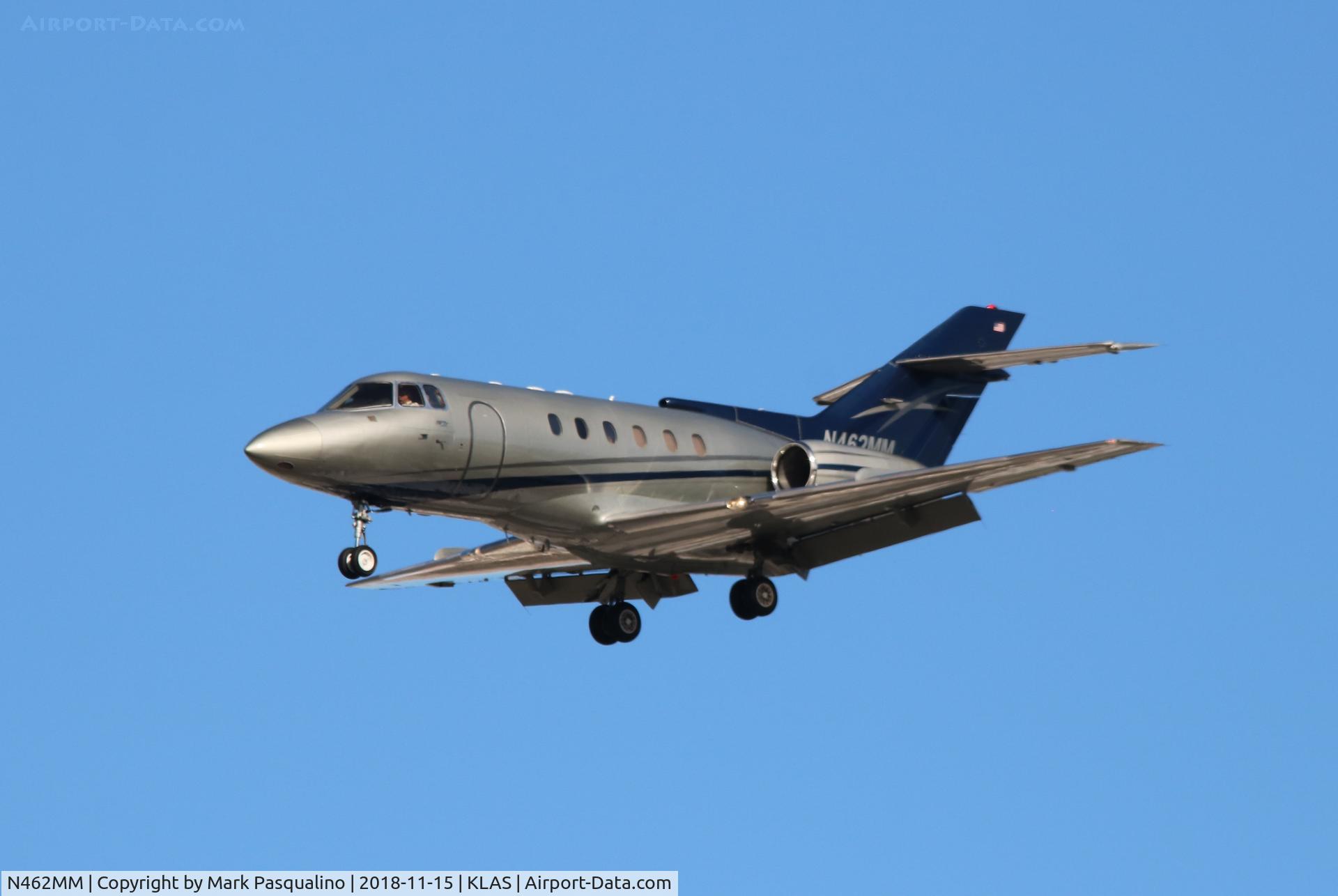 N462MM, 1990 British Aerospace BAe.125 Series 800A C/N 258202, Hawker 800A