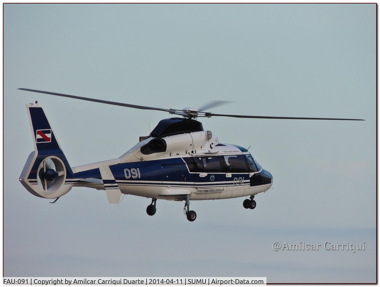 FAU-091, Airbus Helicopters AS-365N-3+ Dauphin C/N 6532, Take off from SUMU