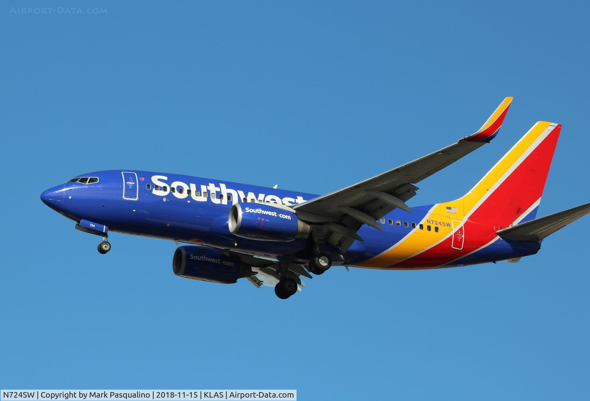 N724SW, 1999 Boeing 737-7H4 C/N 27856, Boeing 737-7H4