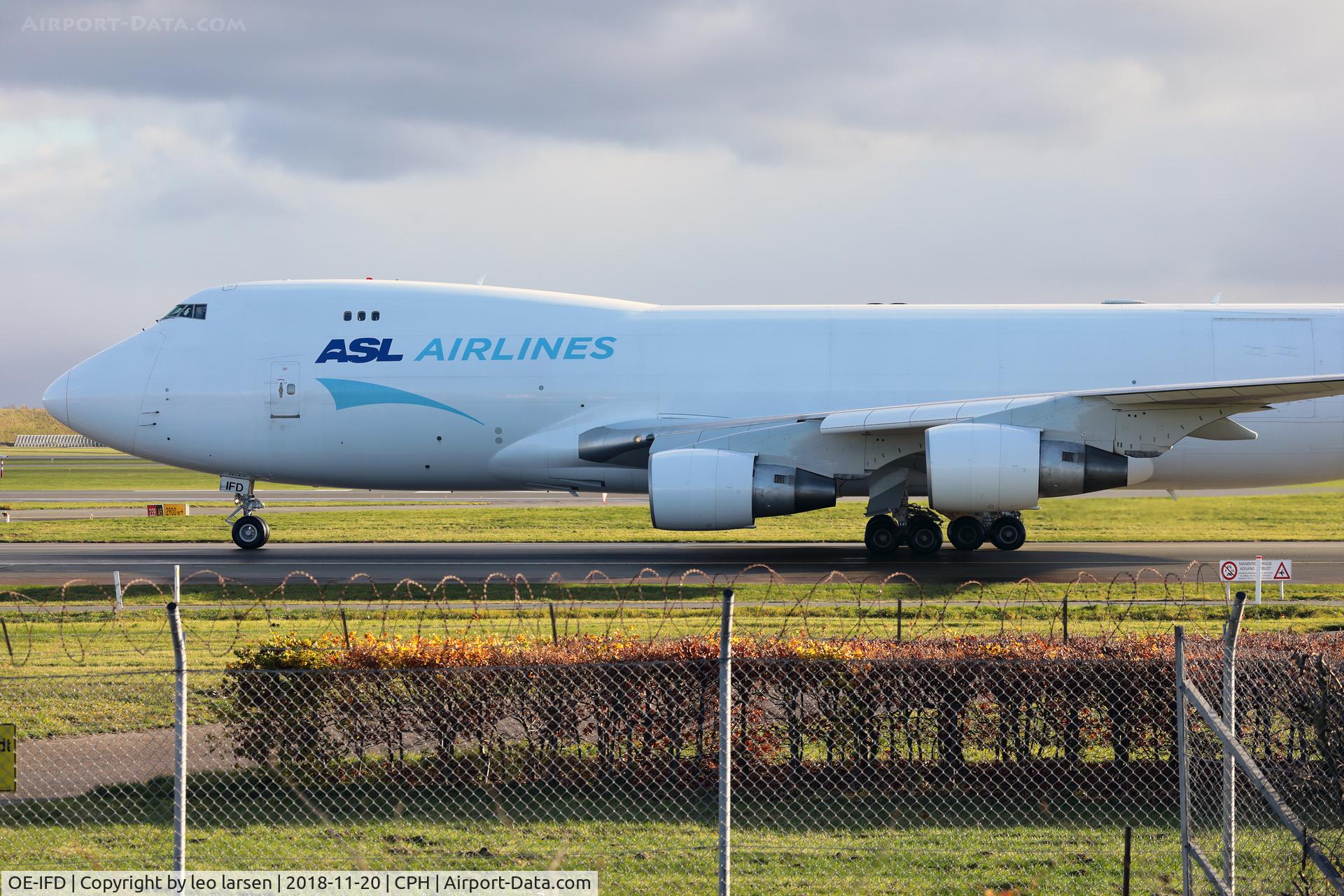 OE-IFD, 2004 Boeing 747-4B5F C/N 33945, Copenhagen 20.11.2018