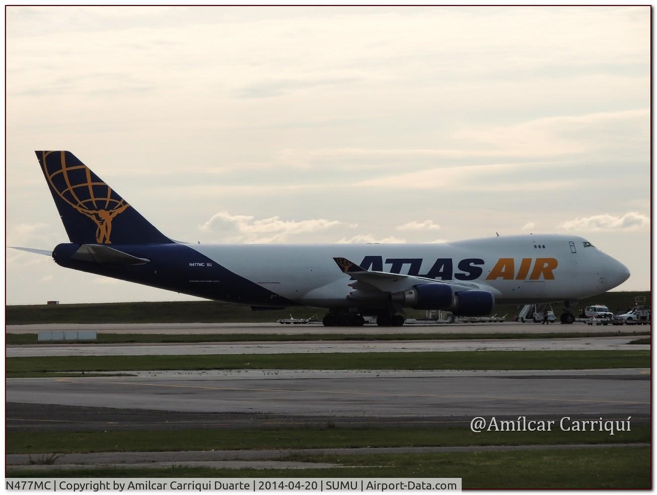 N477MC, 1998 Boeing 747-47UF C/N 29255, Landed at SUMU