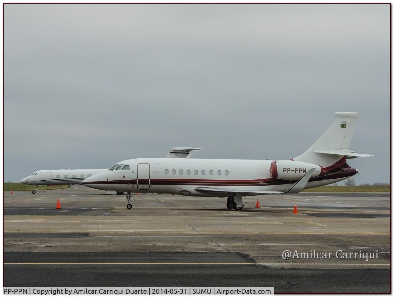 PP-PPN, 2008 Dassault Falcon 2000EX C/N 164, Landed at SUMU