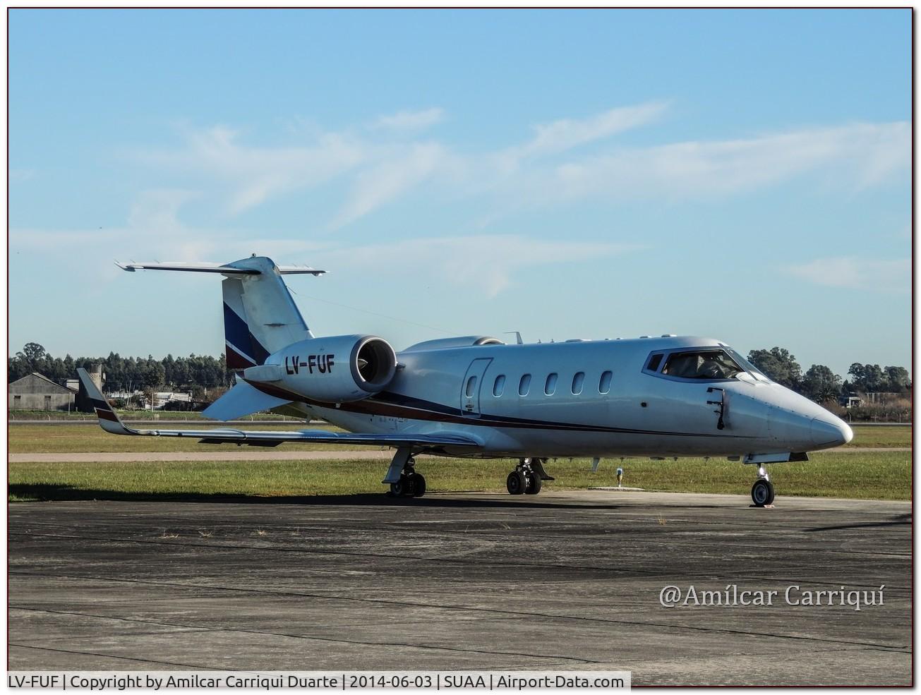 LV-FUF, 2000 Learjet 60 C/N 60-165, Taxi in SUAA