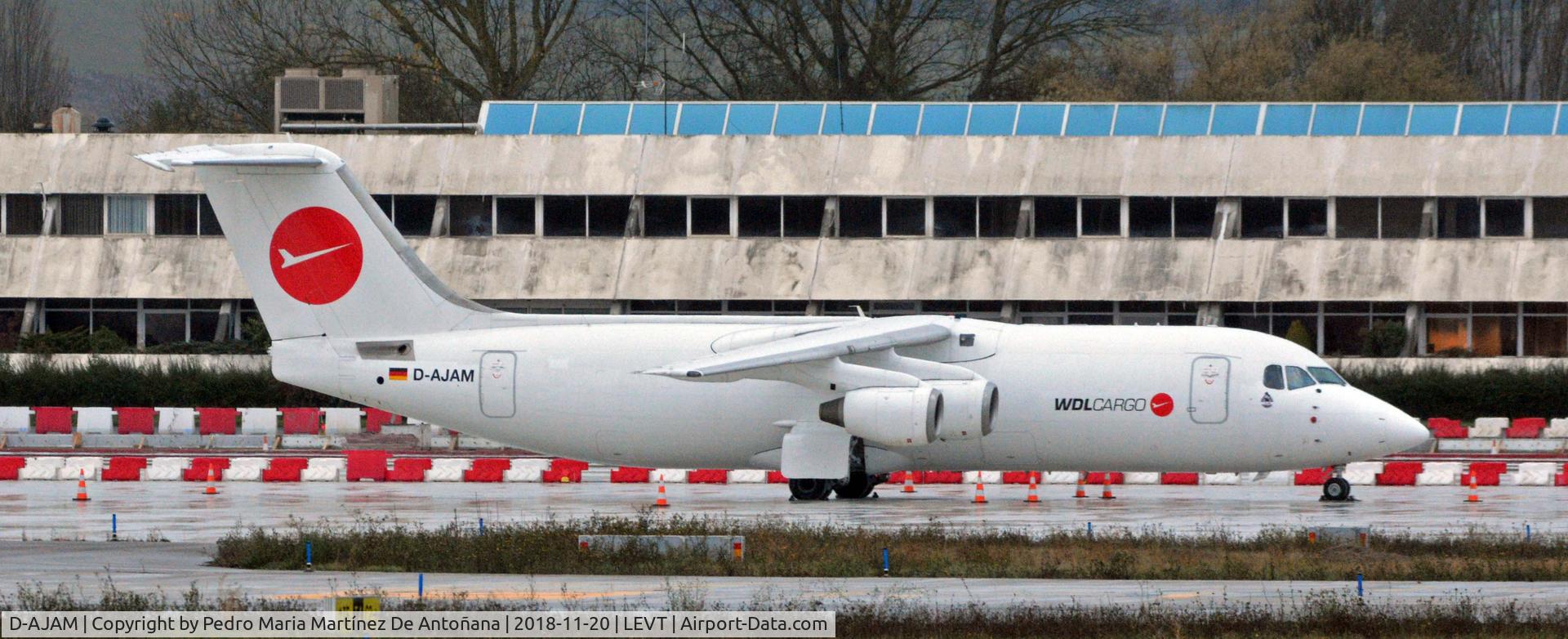 D-AJAM, 1989 British Aerospace BAe-146-300QT Quiet Trader C/N E3150, Foronda - Vitoria-Gasteiz - Euskadi - España
