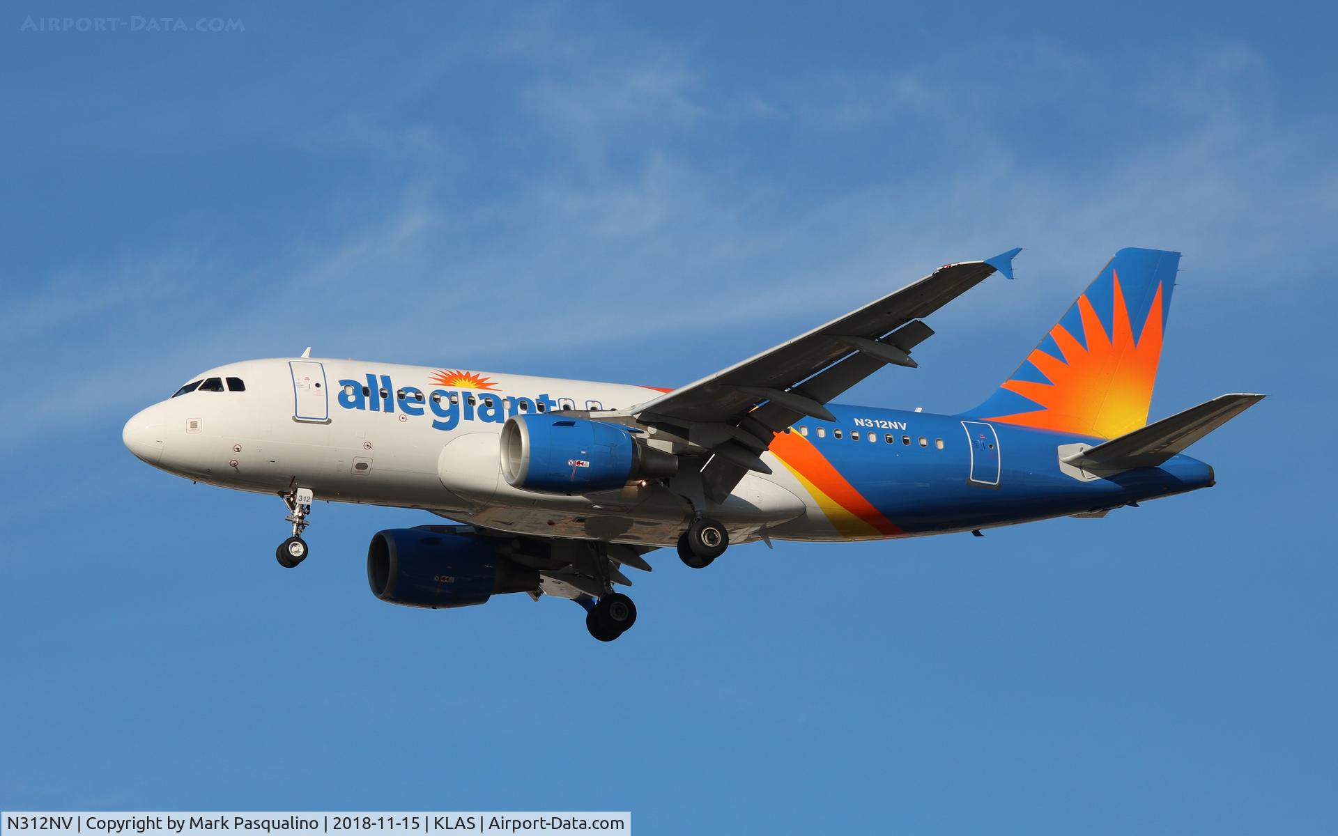 N312NV, 2004 Airbus A319-111 C/N 2289, Airbus A319-111