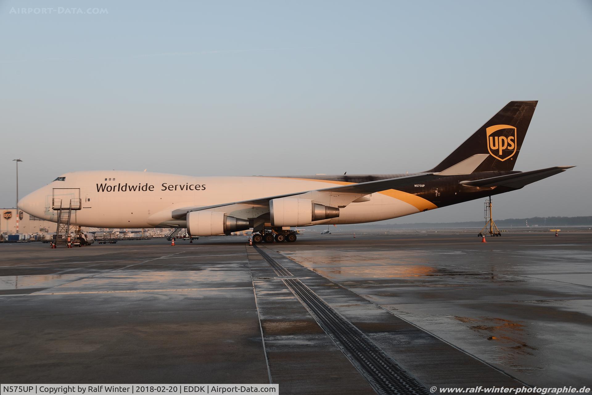 N575UP, 2008 Boeing 747-44AF C/N 35664, Boeing 747-44AFSCD - 5X UPS United Parcel Service - 35664 - N575UP - 20.02.2018 - CGN