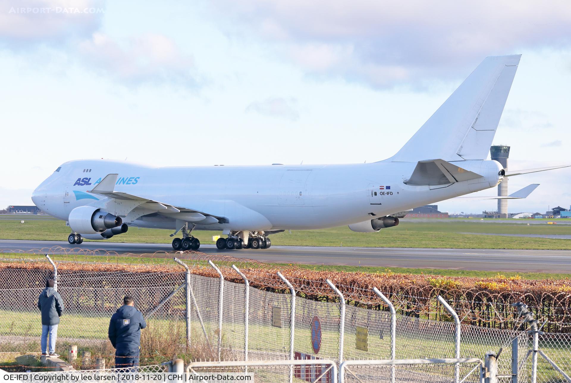 OE-IFD, 2004 Boeing 747-4B5F C/N 33945, Copenhagen 20.11.2018