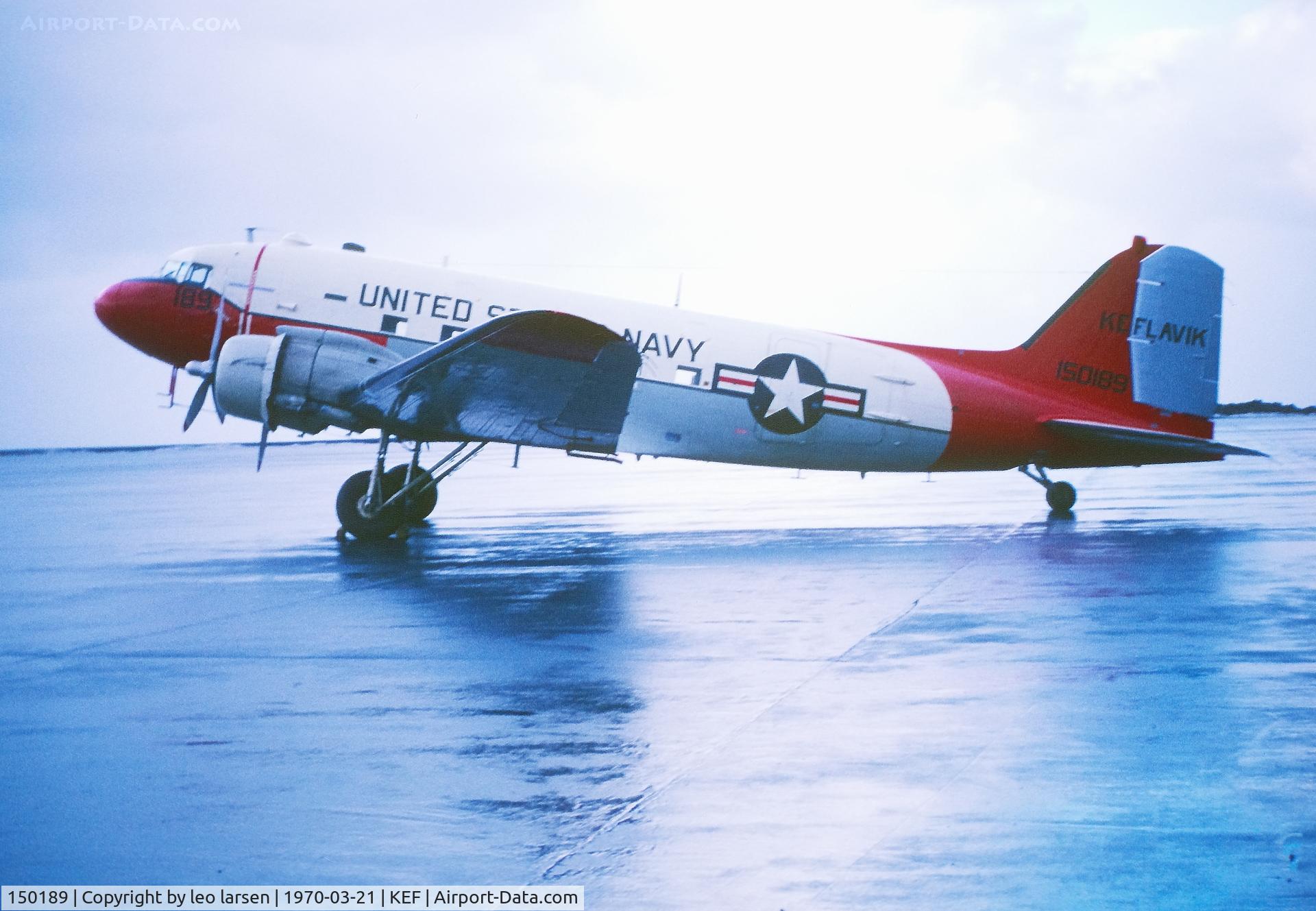 150189, Douglas C-47J Skytrain C/N 26212, Keflavik 21.3.1970