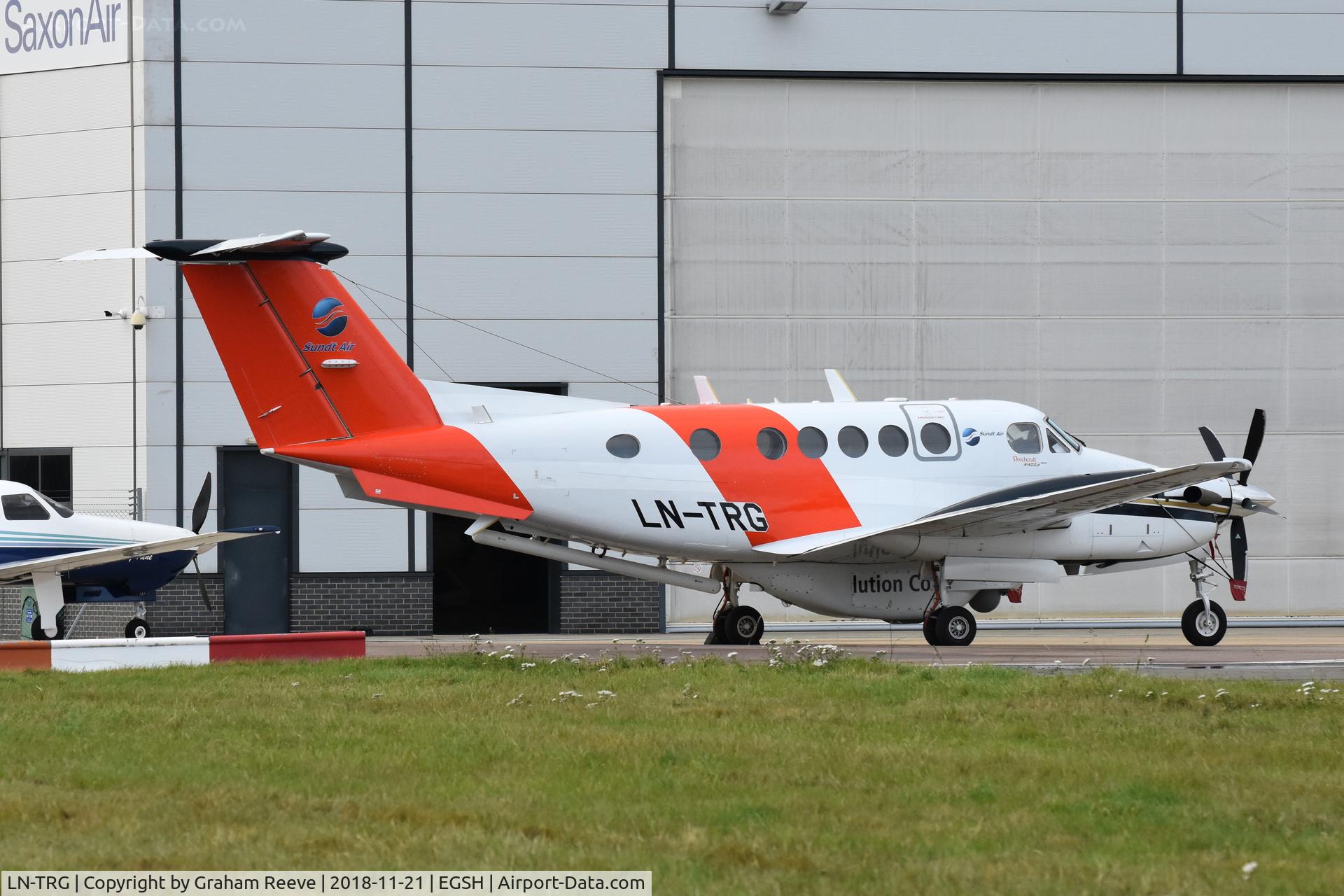 LN-TRG, 2006 Raytheon B200 King Air C/N BB-1936, Parked at Norwich.