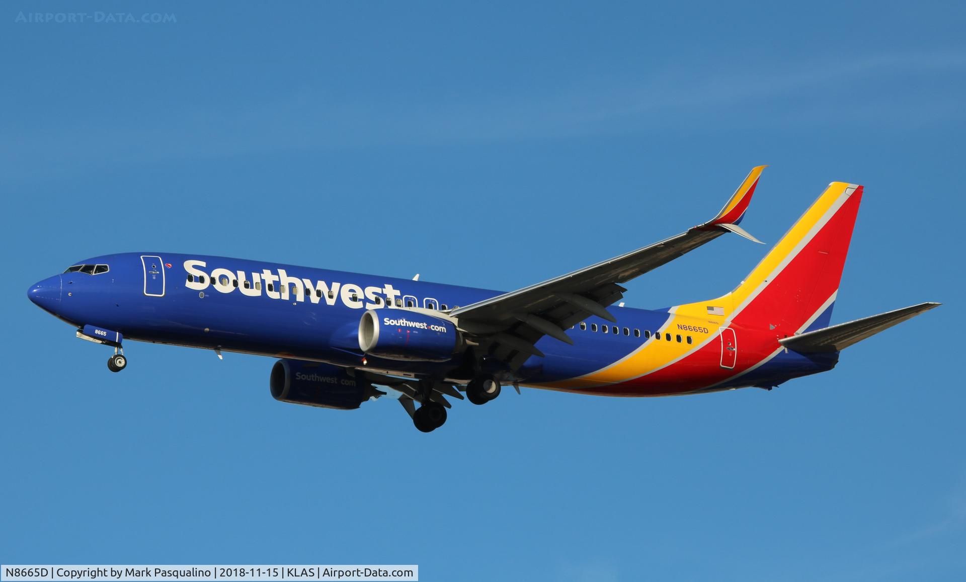 N8665D, 2015 Boeing 737-8H4 C/N 36652, Boeing 737-8H4