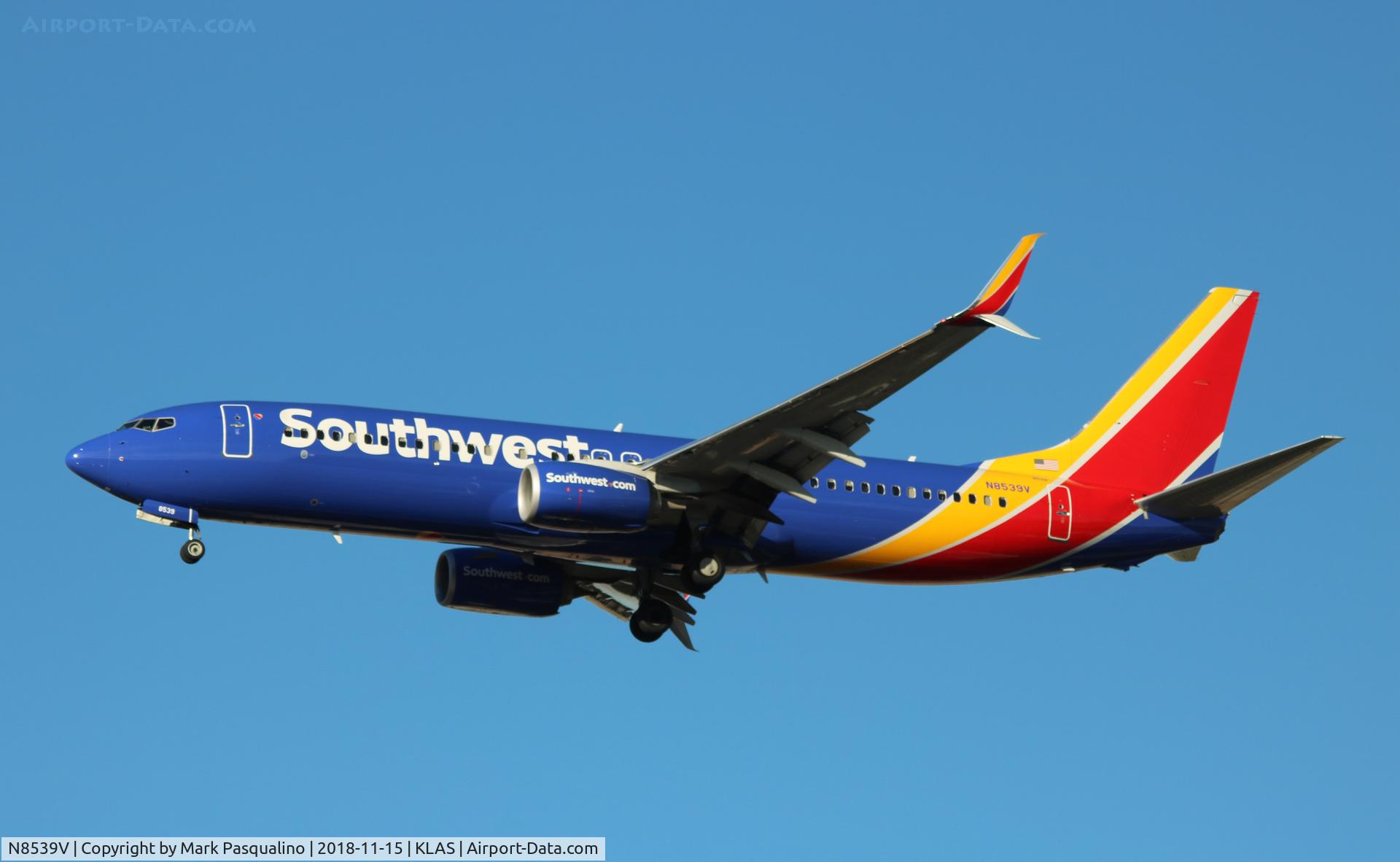 N8539V, 2017 Boeing 737-8H4 C/N 42534, Boeing 737-8H4