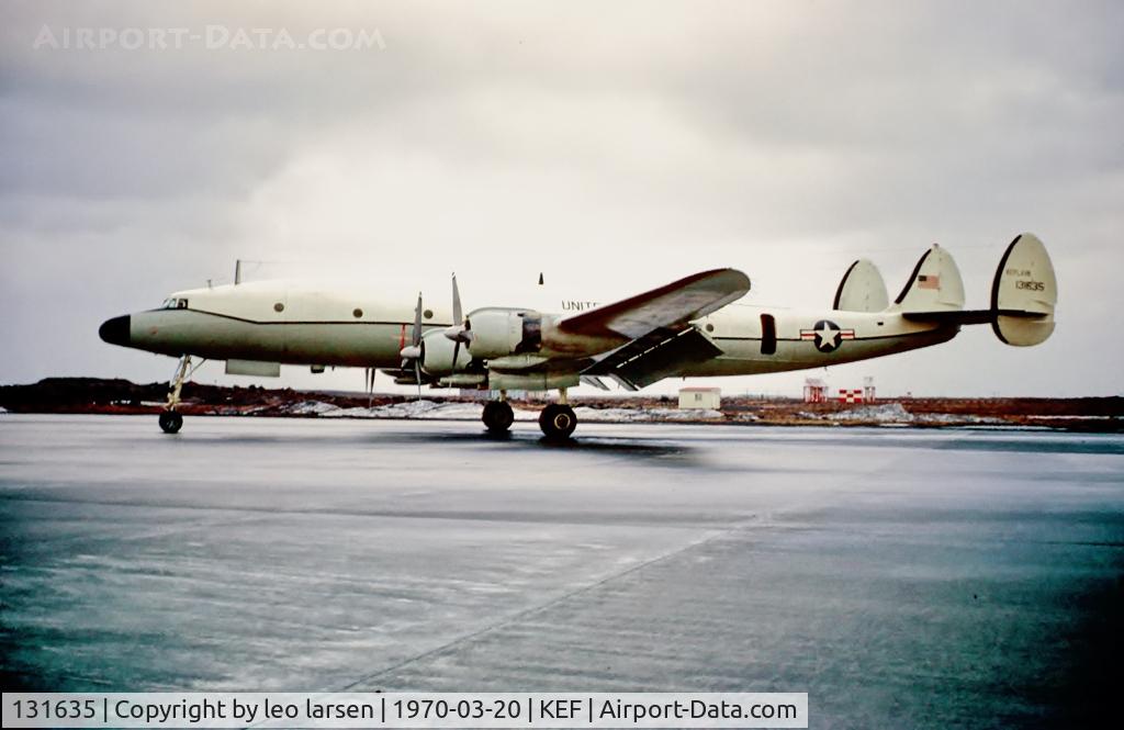 131635, 1953 Lockheed VC-121J Super Constellation C/N 4136, Keflavik 20.3.1970