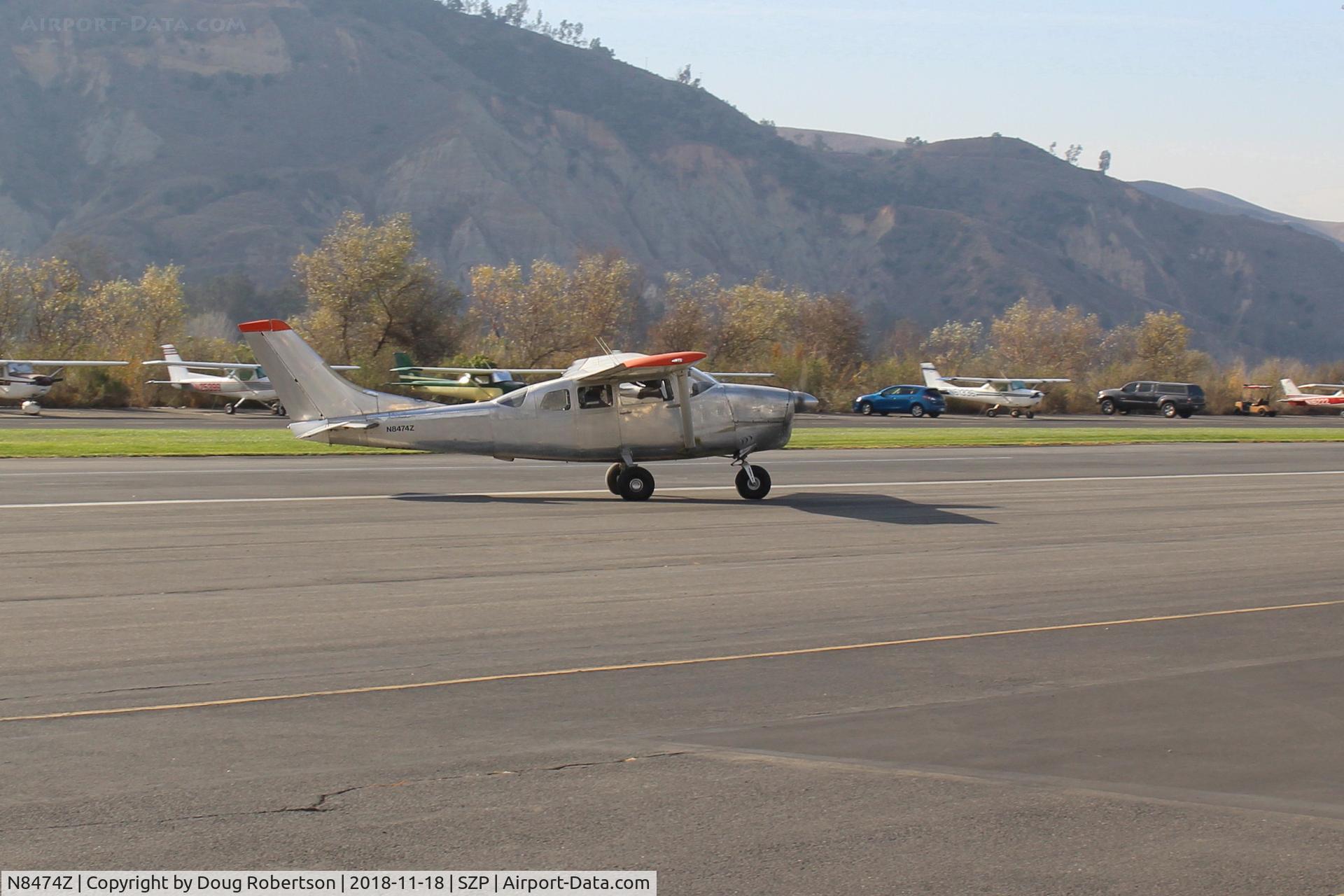 N8474Z, 1963 Cessna 210-5 C/N 205-0474, 1963 Cessna 210-5 (205) UTILINE, Continental IO-470-E 260 Hp, fixed-gear version of 210-C. Advantages-no gear up landings, more space inside, cheaper insurance, Taxi over Rwy 04