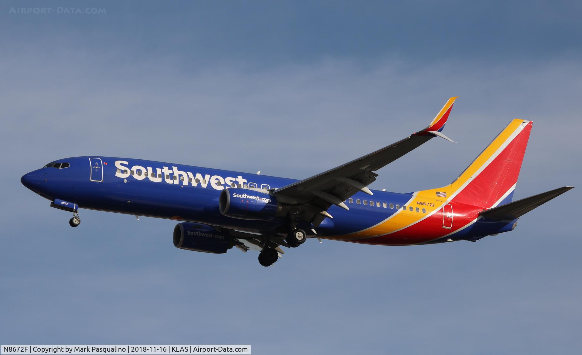 N8672F, 2015 Boeing 737-8H4 C/N 36940, Boeing 737-8h4