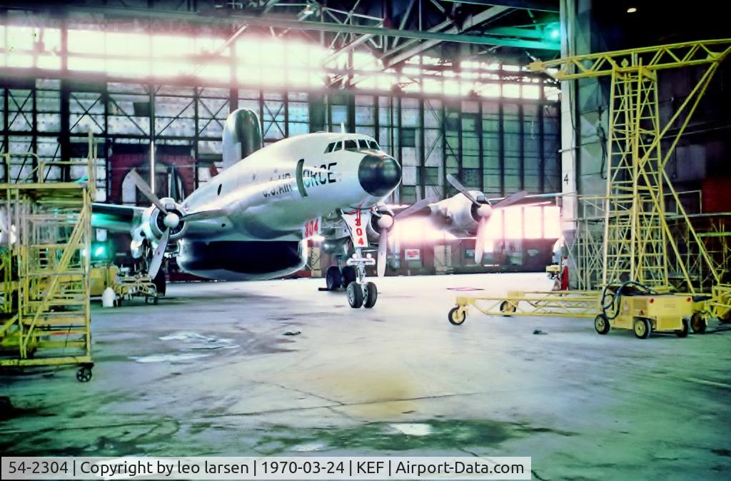 54-2304, 1956 Lockheed RC-121D Super Constellation C/N 4386, Keflavik 24.3.1970
