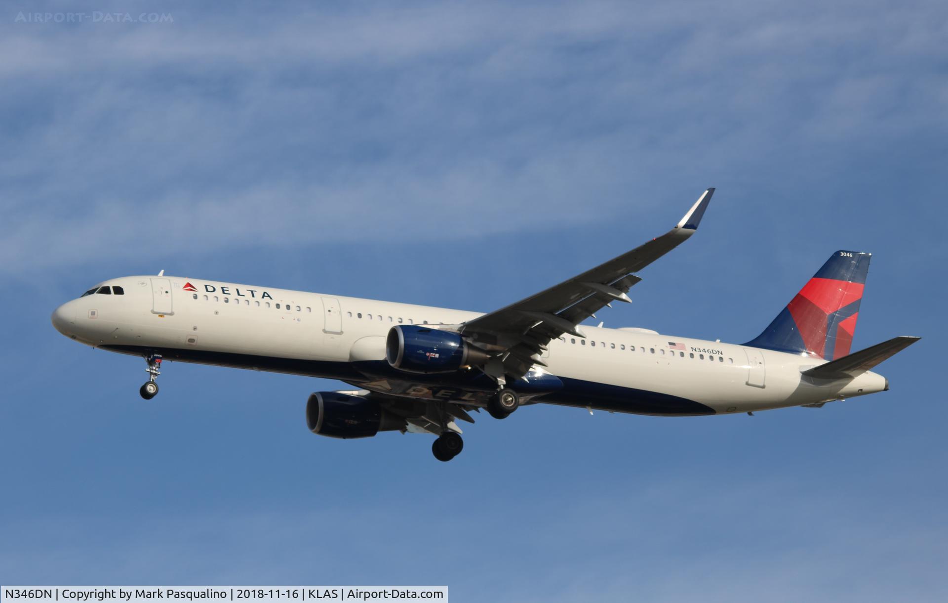 N346DN, 2018 Airbus A321-211 C/N 8227, Airbus A321-211