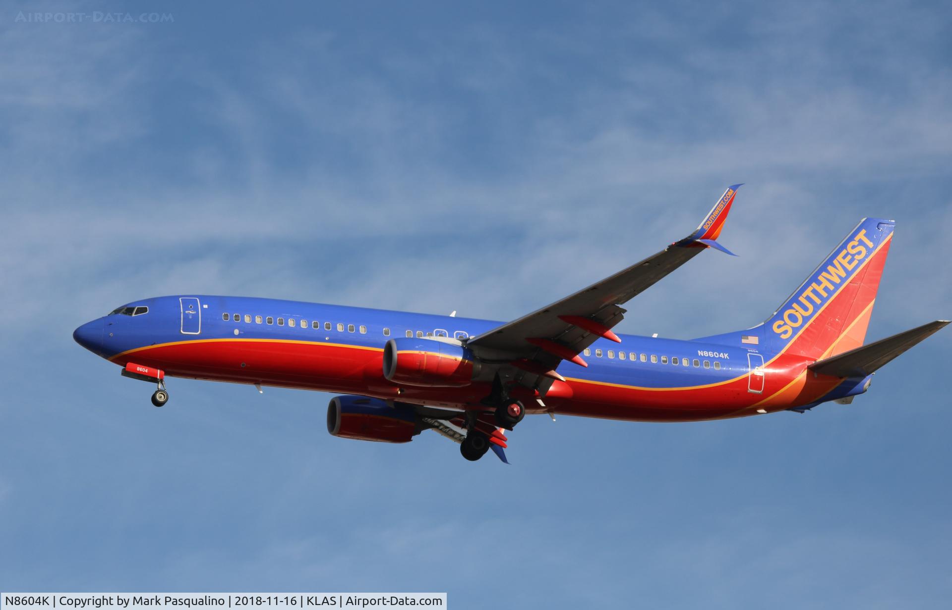 N8604K, 2012 Boeing 737-8H4 C/N 39883, Boeing 737-8H4